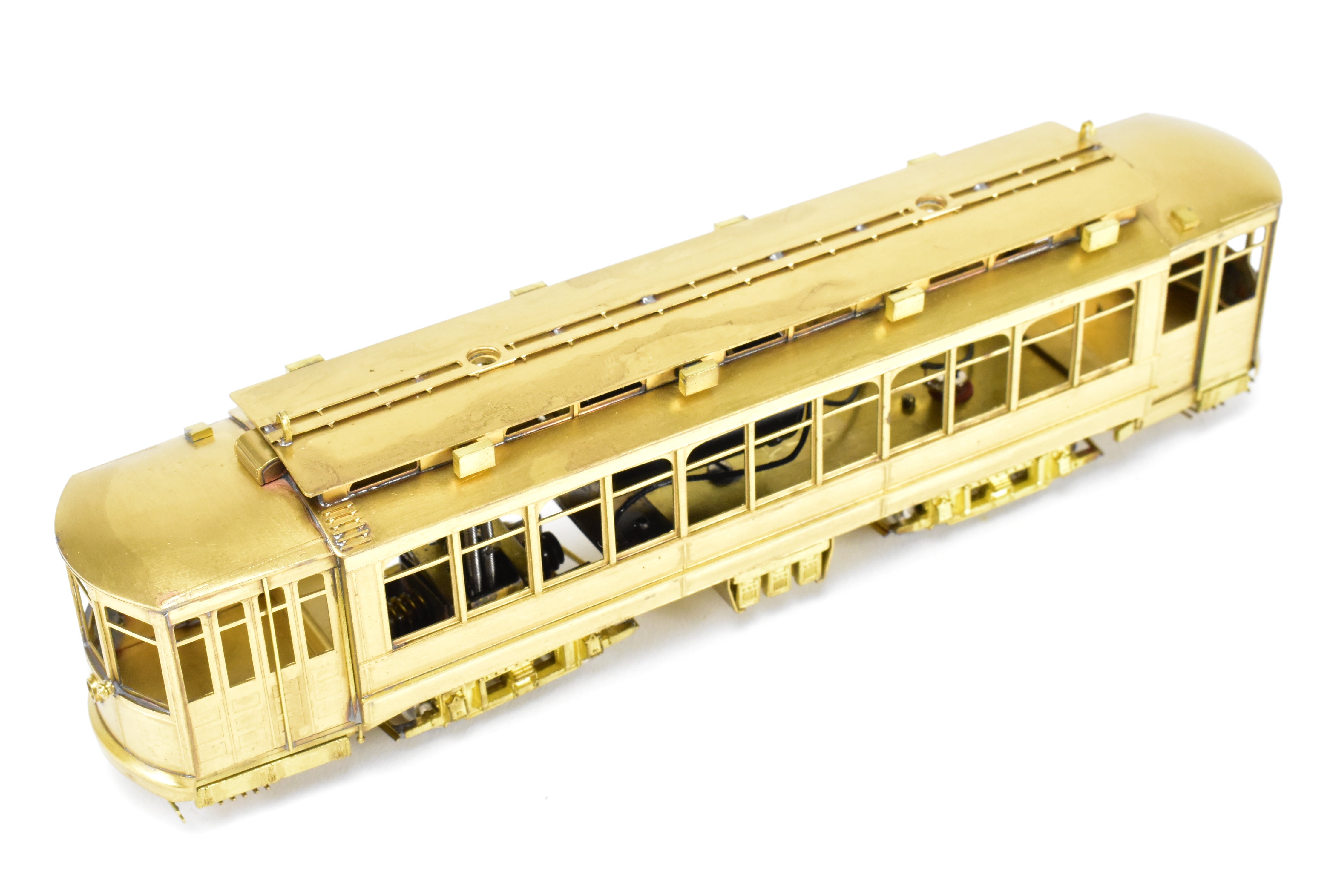 High - Quality HO Scale Brass Chicago Surface Lines Short Brill Car Model 347 CSL by Fairfield Traction Models