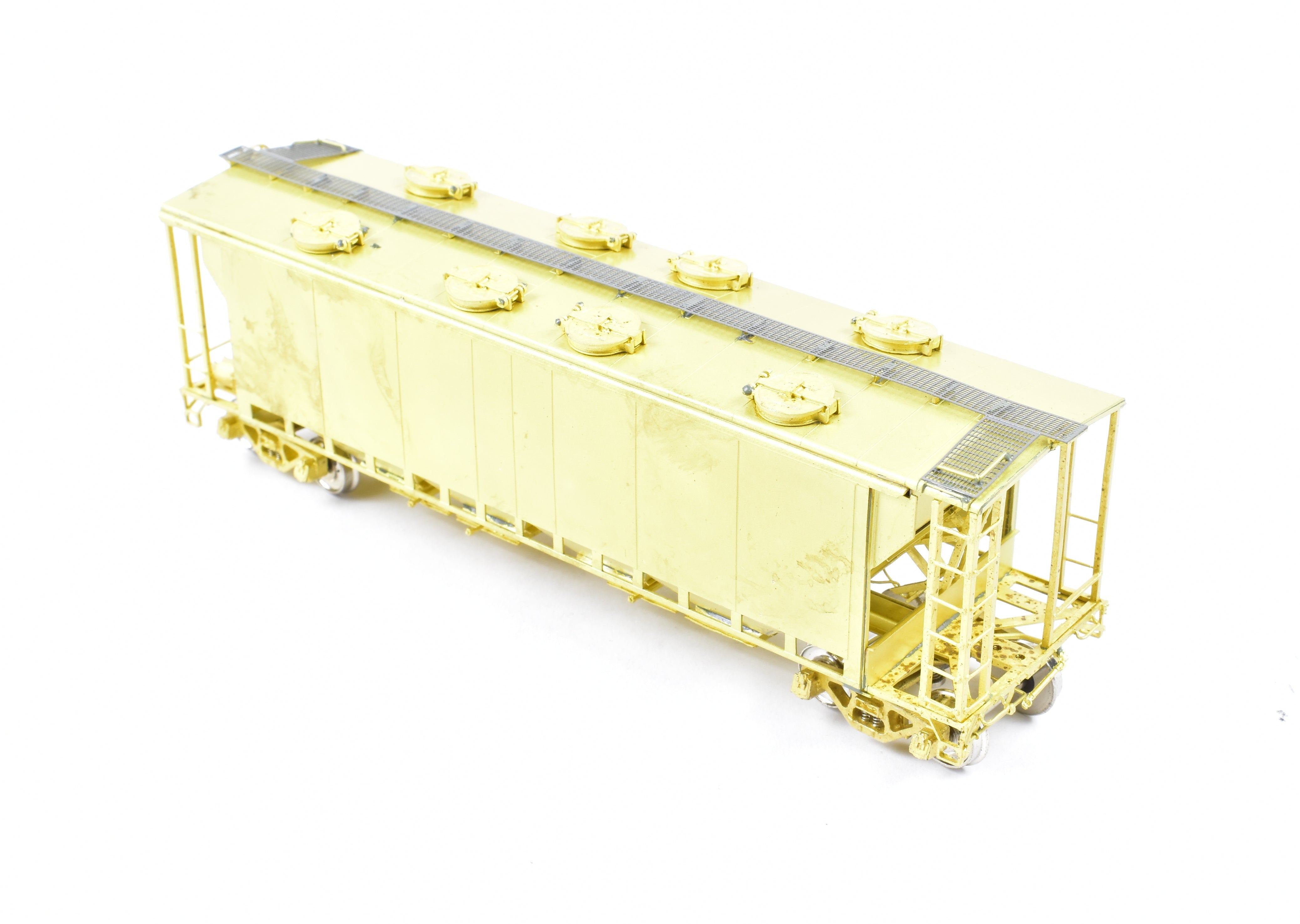 HO Scale Brass Canadian Pacific Slab Side Covered Hopper SC - 20 C194A Version Model by Overland Models, Inc. (OMI)
