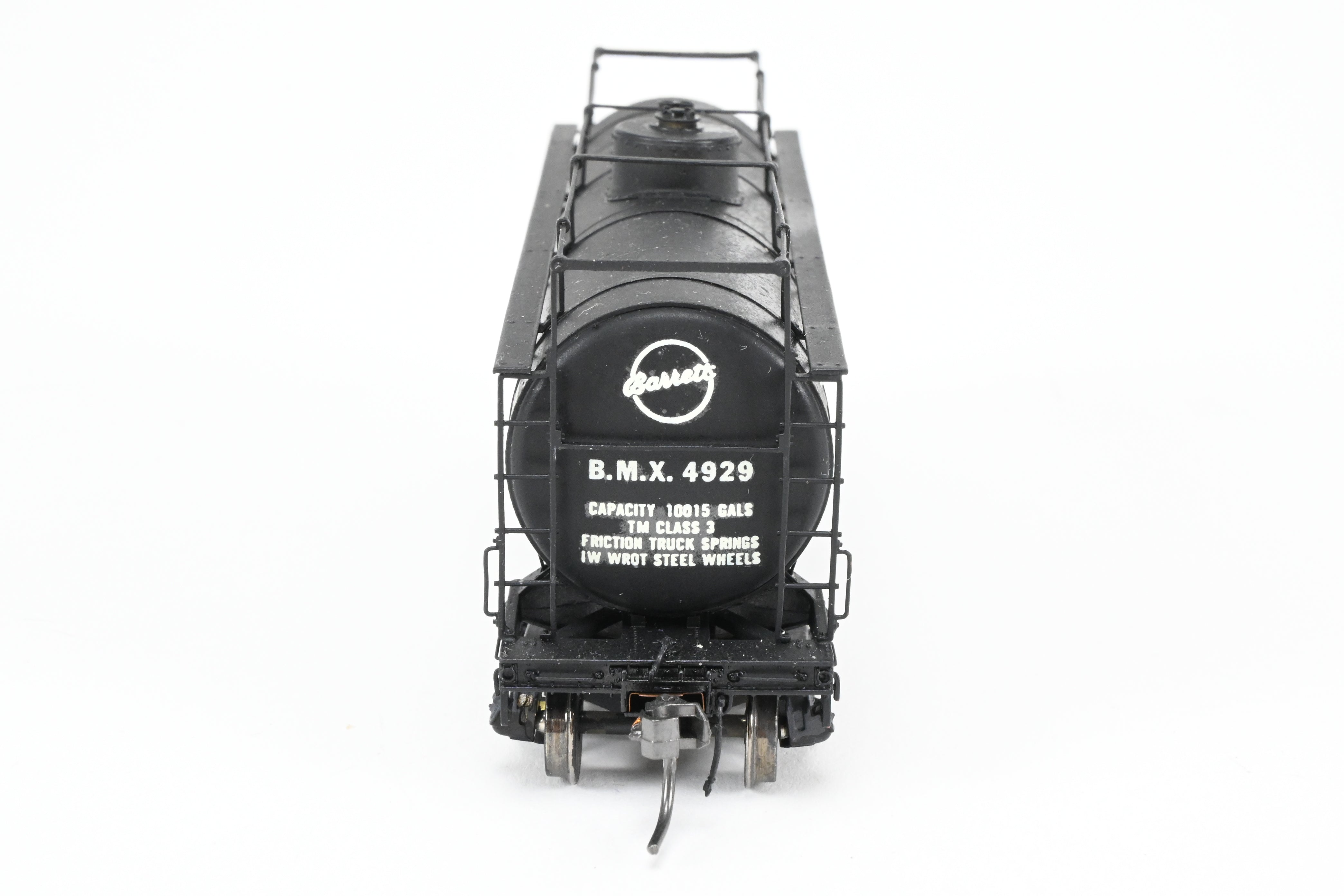 HO Brass NWSL - Northwest Short Line Logging Tank Car Custom-Painted for Barrett Tarvia