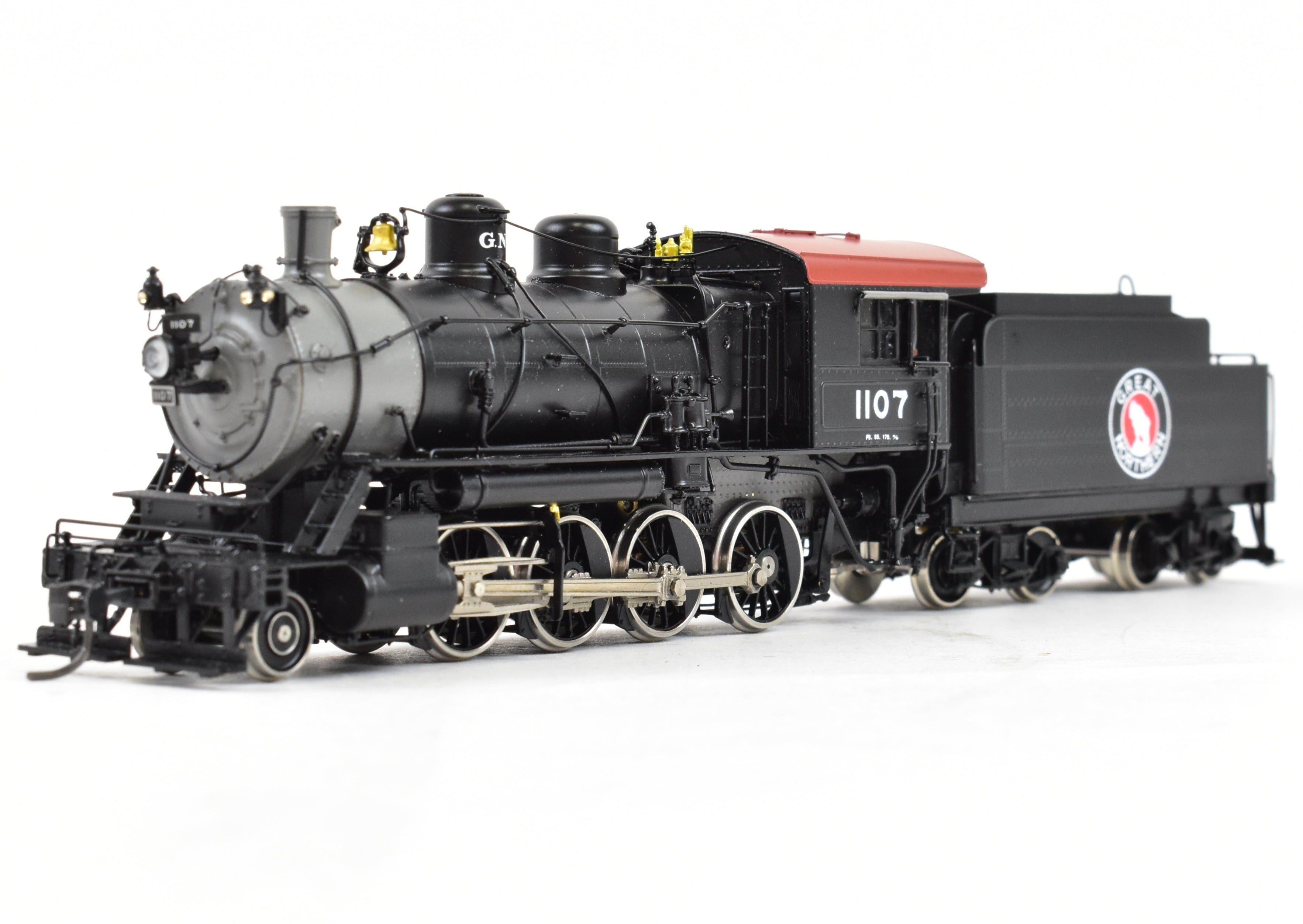 HO Scale Brass Steam Locomotive CON W&R Enterprises Great Northern F-5 2-8-0 FP No. 1107 Model