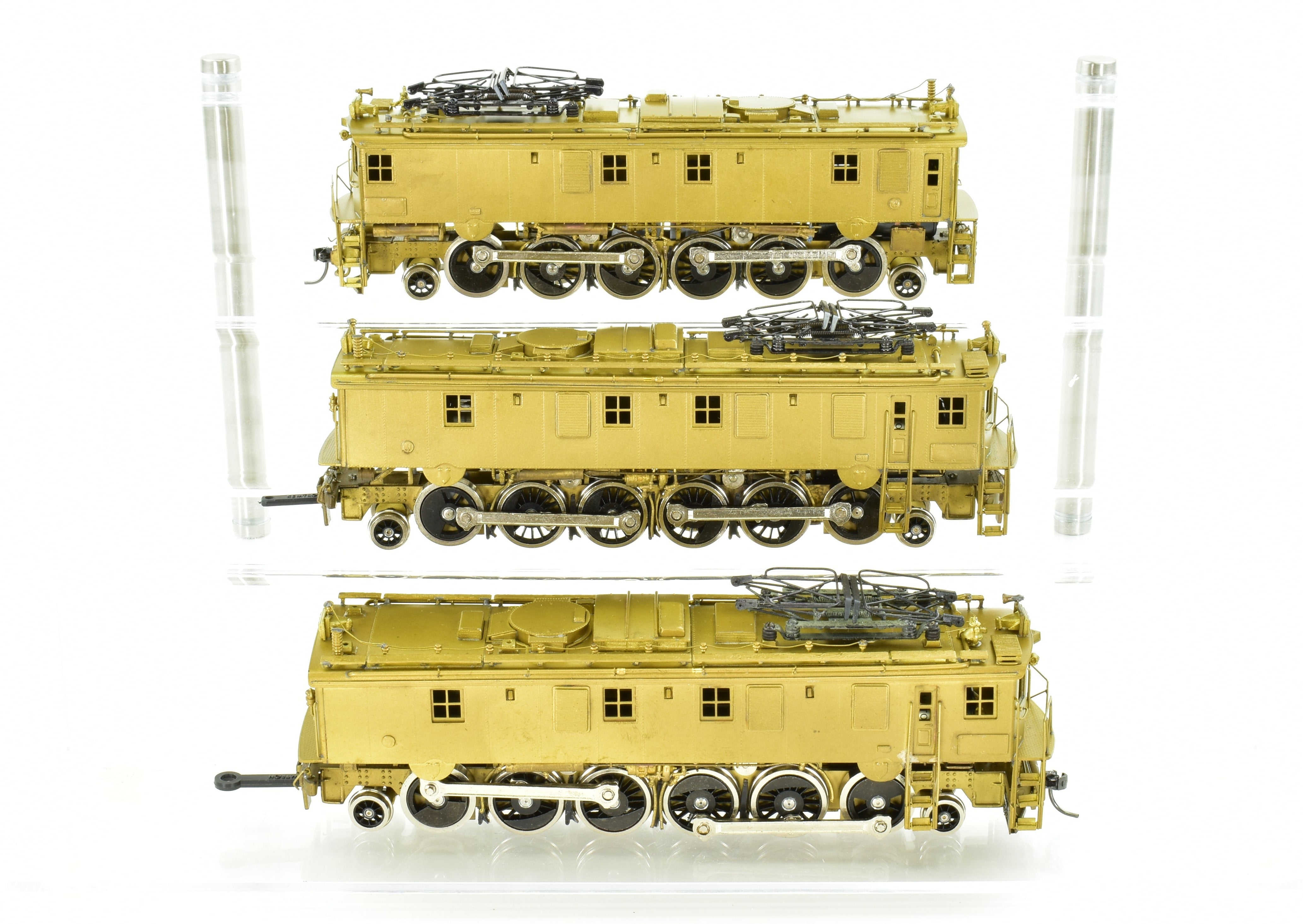 High - Quality HO Scale Brass Alco Models Virginian EL - 3a Jackshaft 3 - Unit Electric Locomotive Model for Train Enthusiasts