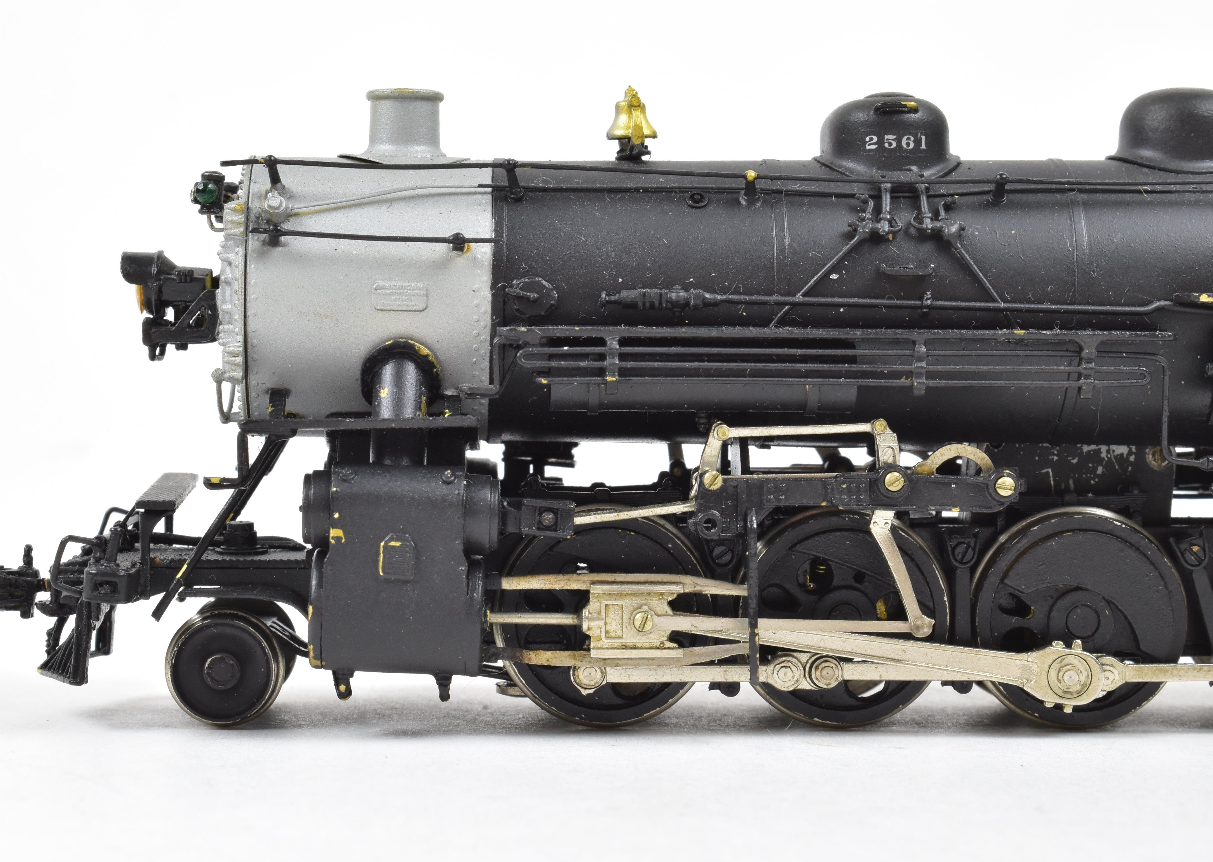 HO Scale Brass Model Train - Overland Models Chicago & North Western J - A 2 - 8 - 2 Mikado Locomotive in AS - IS Condition
