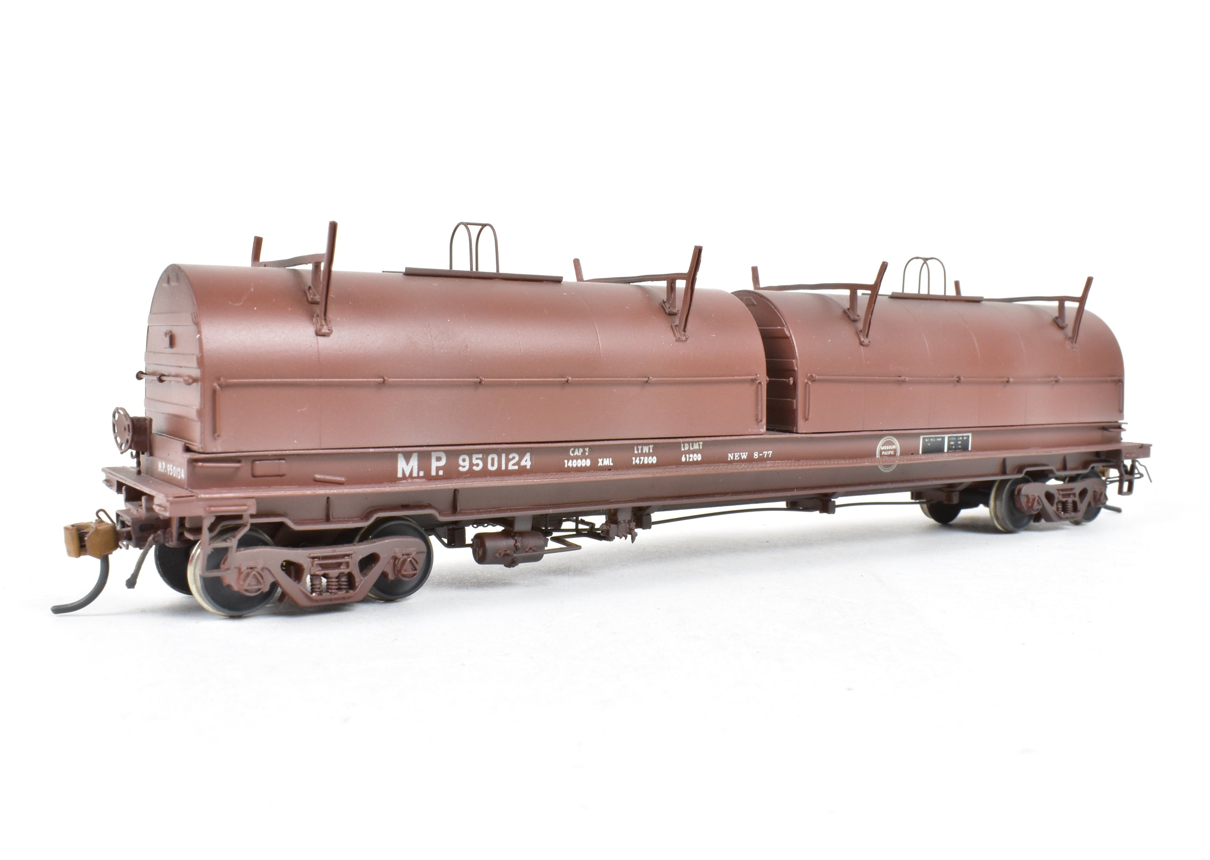 HO Brass OMI Thrall Coil Steel Car Painted for Mopac by Overland Models