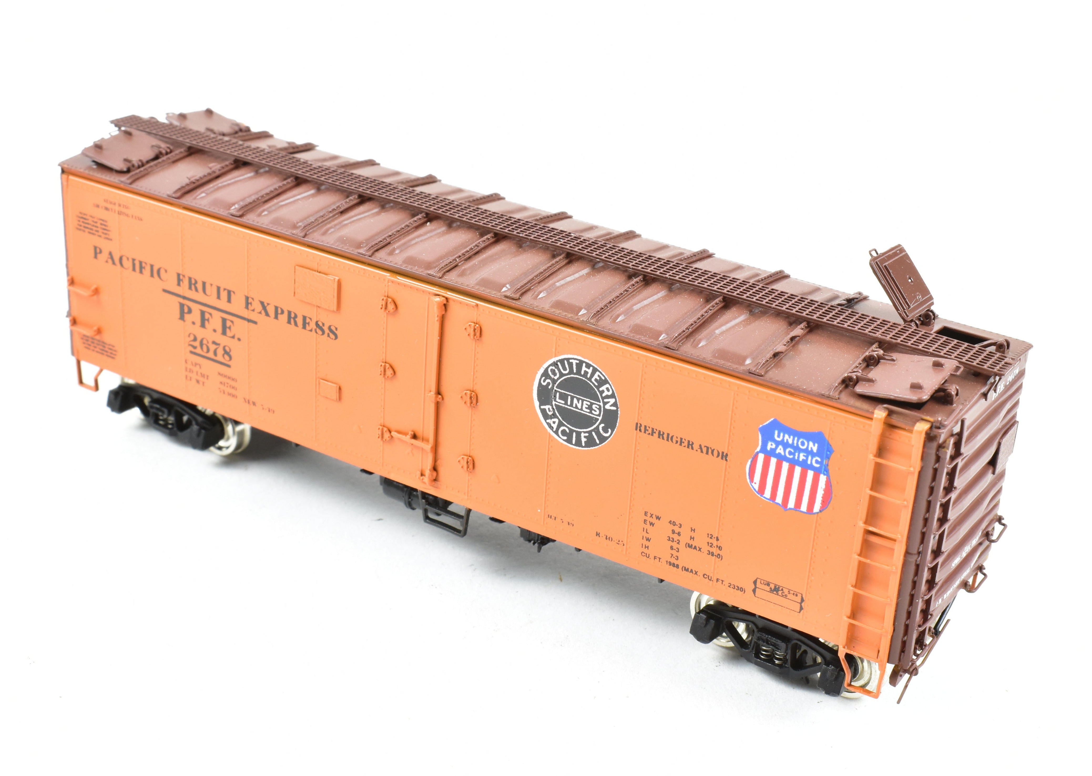HO Scale Brass CIL Challenger Imports PFE R-40-26 Refrigerator Car #2678