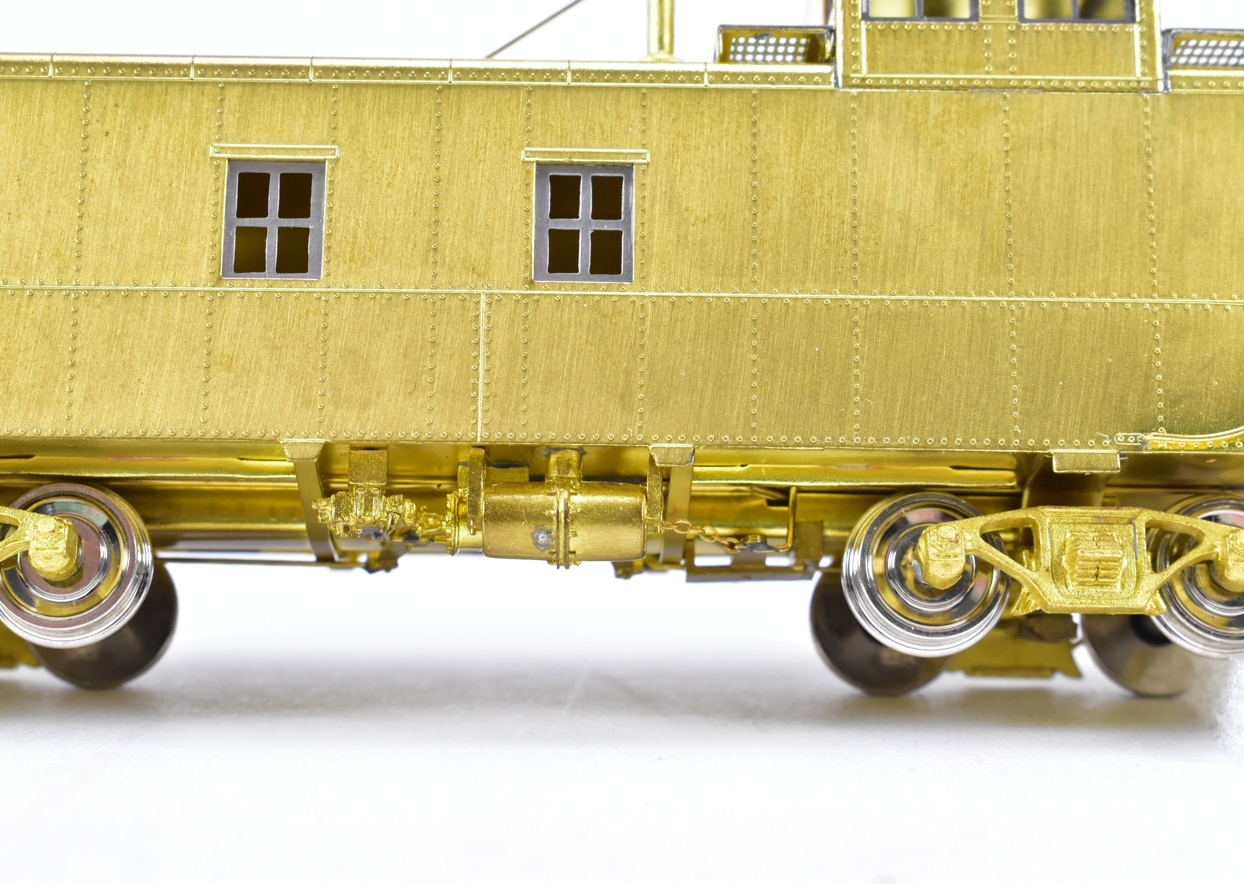 HO Scale Brass Model Train Caboose by Overland Models, Inc. - Representing Denver & Rio Grande Western 1400 Series Steel Caboose