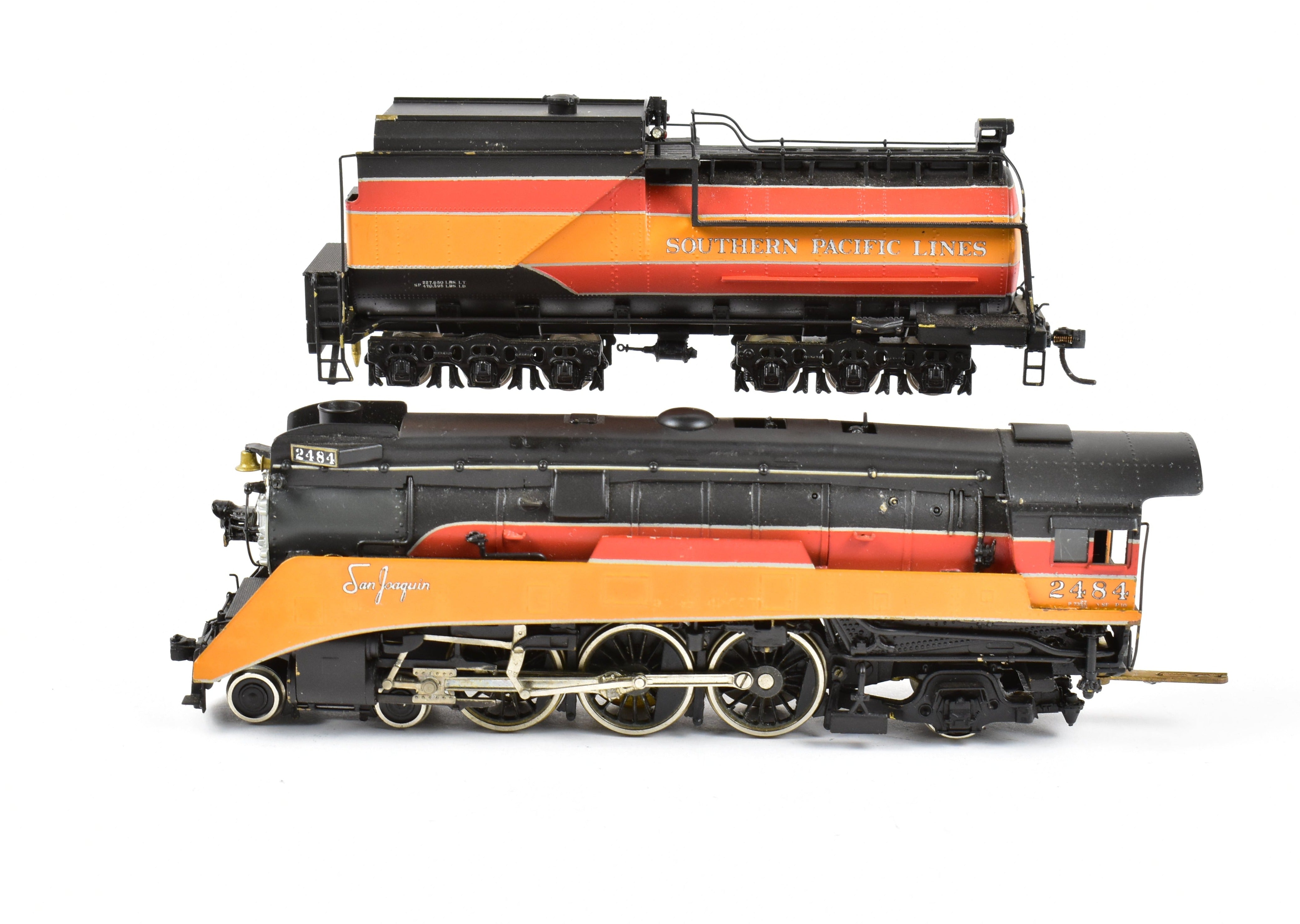 HO Scale Brass Balboa SP - Southern Pacific P10 4-6-2 Streamlined Custom Painted with Can Motor