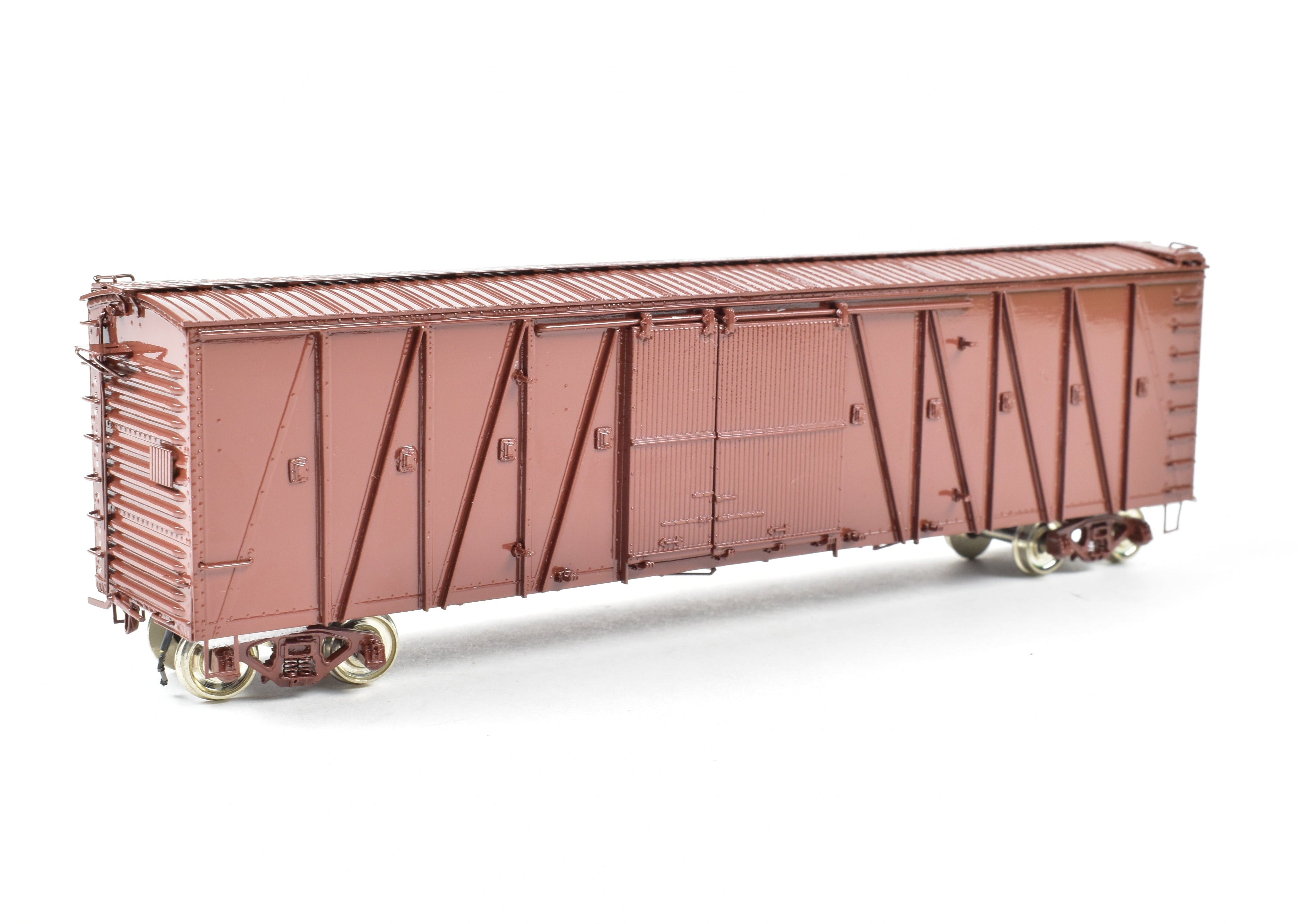HO Scale Brass Model Auto Boxcar - OMI (Overland Models, Inc.) Union Pacific A-50-4 50-Foot Auto Boxcar from 1919 to 1960s