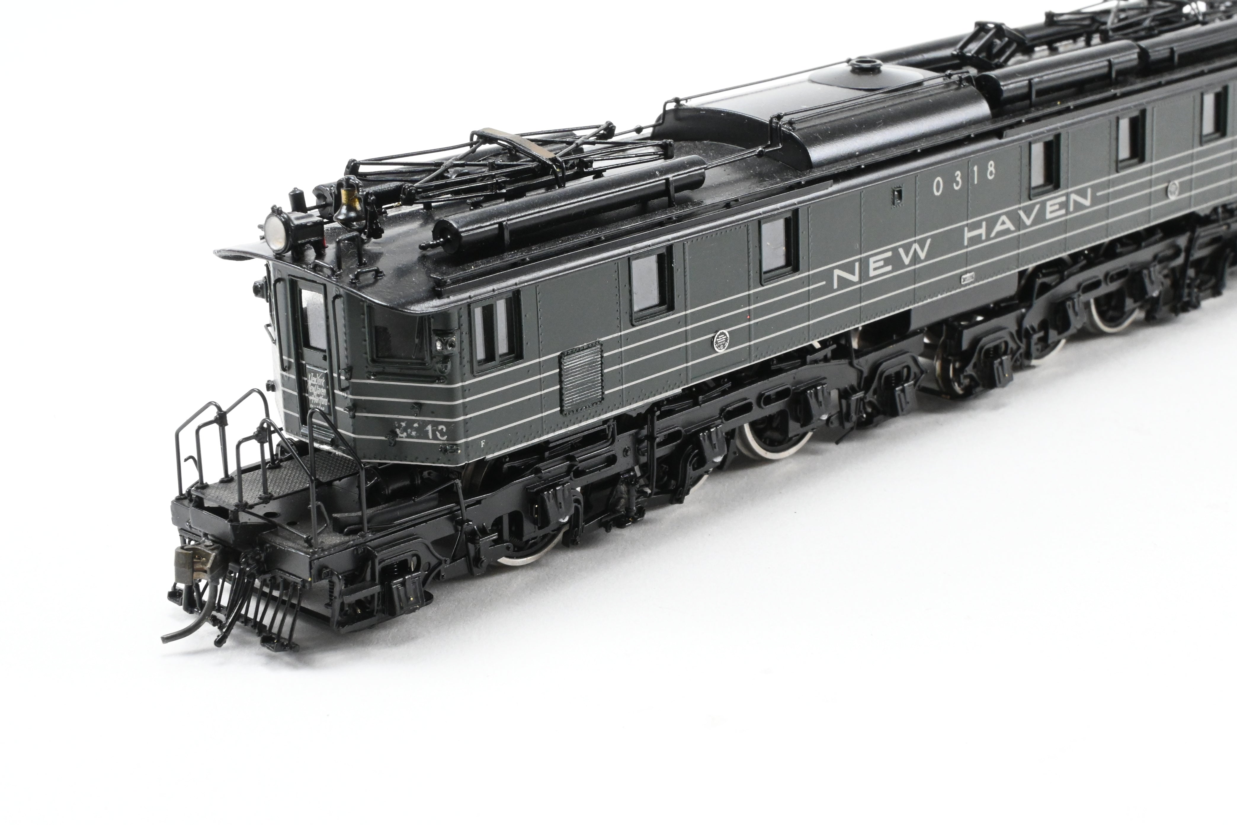 HO Brass CON Railworks NH New Haven EP - 2 Box Cab Electric FP 0318 w/ Tsunami2 DCC & Sound, Minor Damage