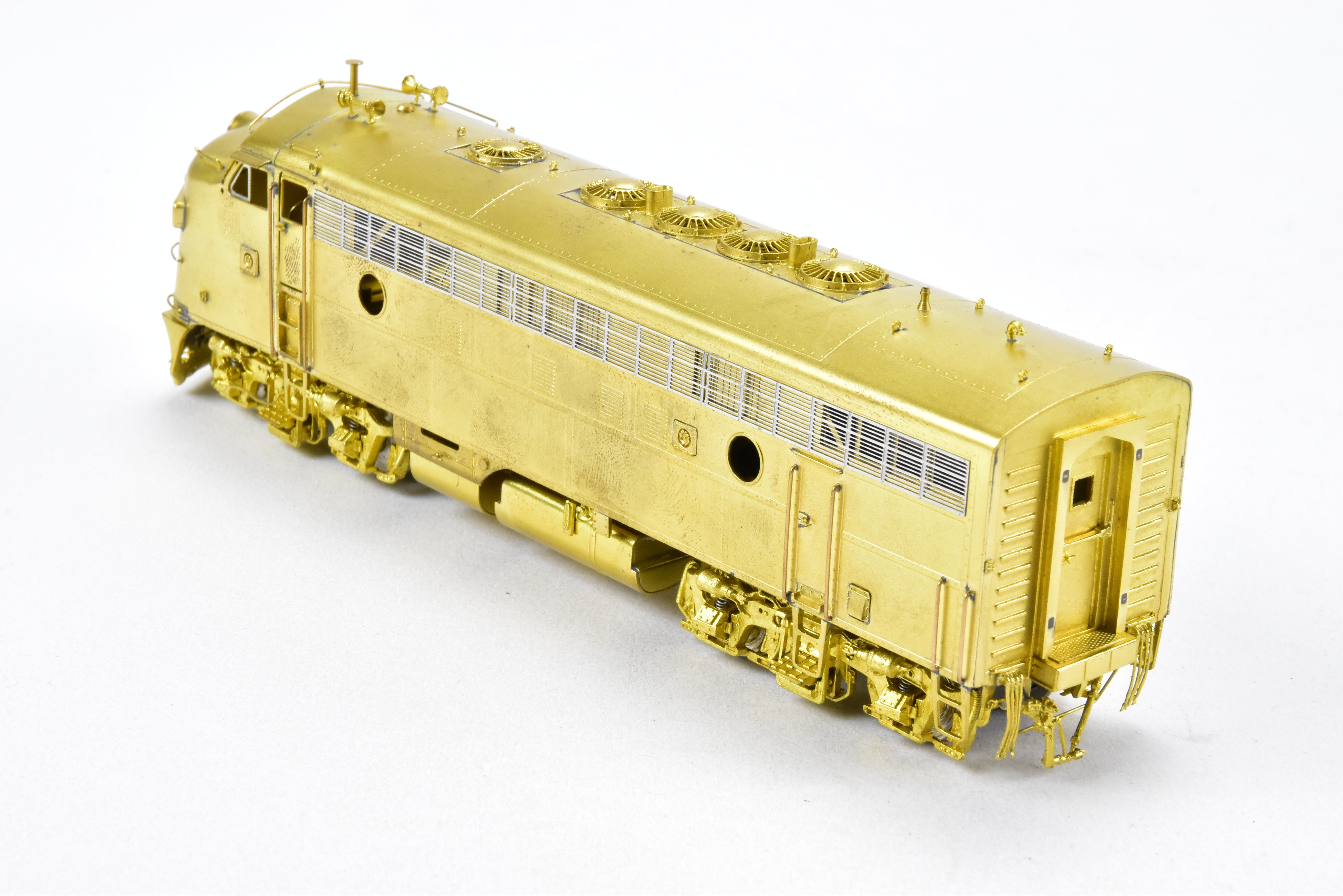 HO Scale Brass Model Train - Overland Models Inc. (OMI) Western Pacific EMD F7A Locomotives Nos. 913, 921 with Snowplow Pilot from the 1970 Era