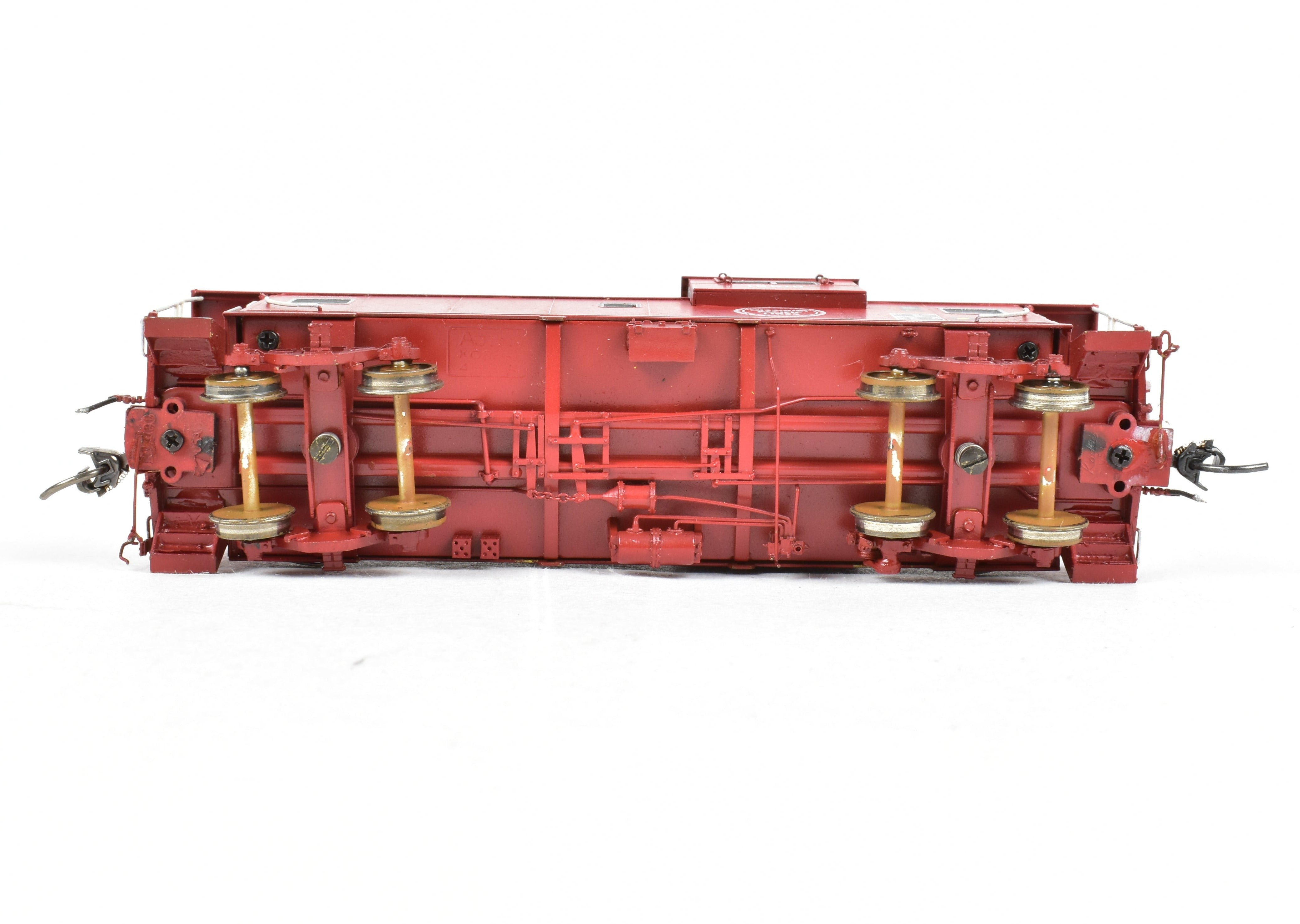 HO Scale Brass OMI Missouri Pacific International W-V Caboose, Pro-Painted & Weathered