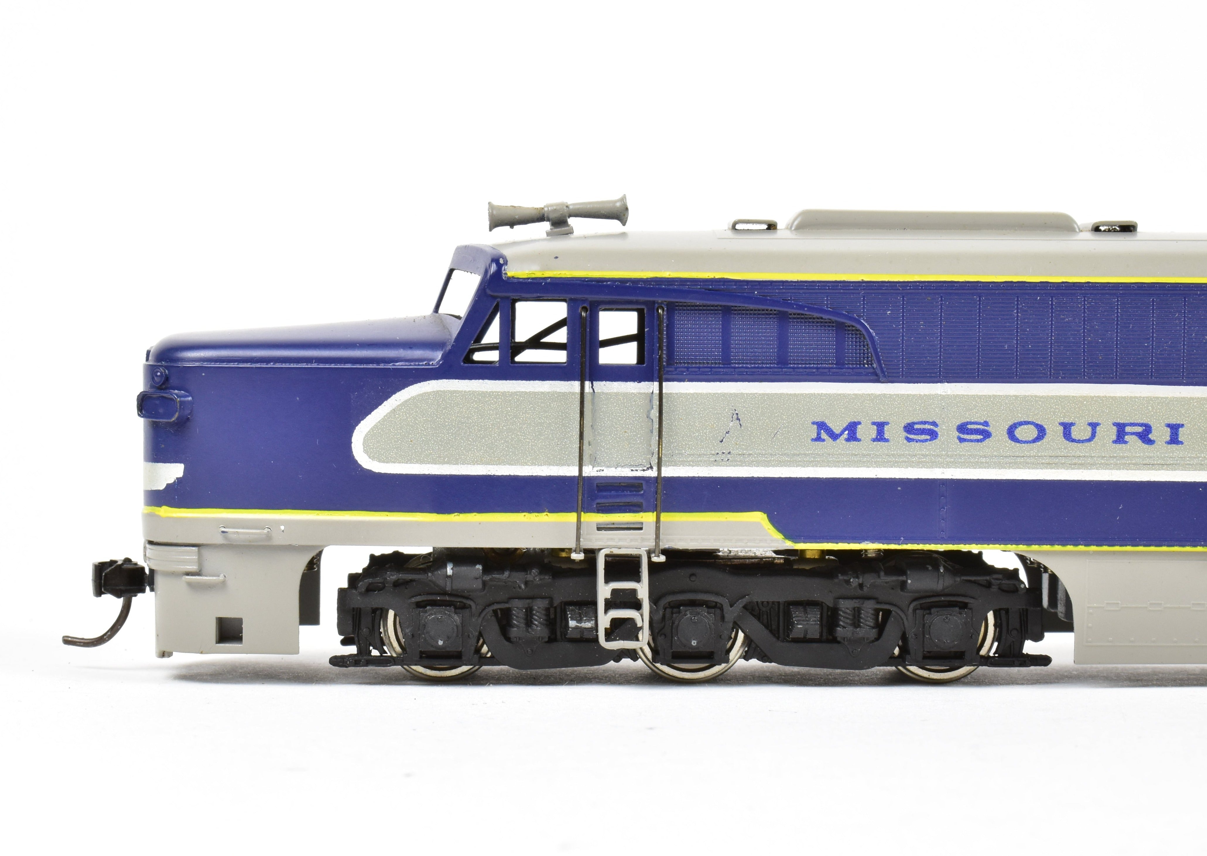 HO Scale Brass Balboa Missouri Pacific PA - 1 A - B - A Locomotive Set in As - Is Condition