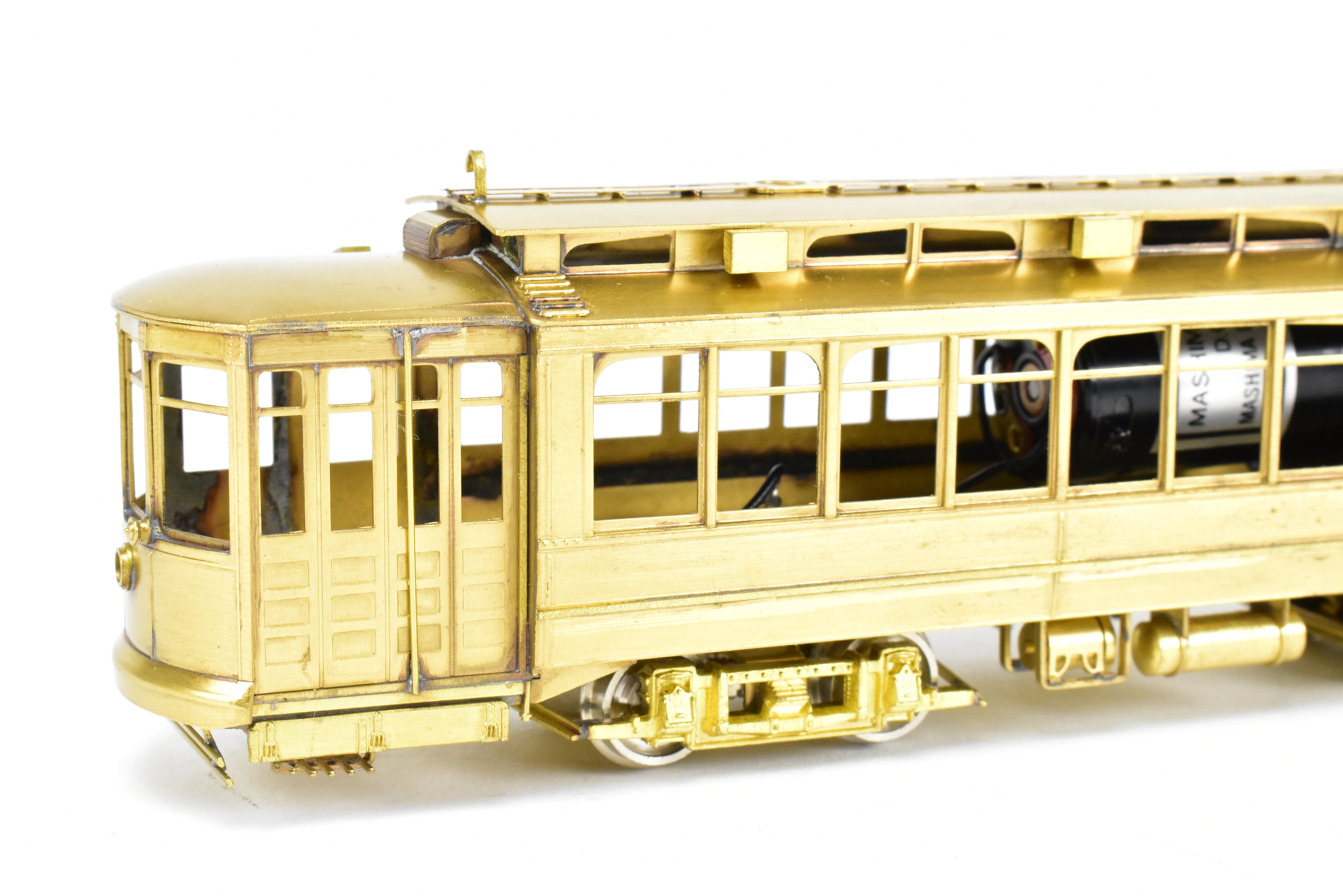 High - Quality HO Scale Brass Chicago Surface Lines Short Brill Car Model 347 CSL by Fairfield Traction Models