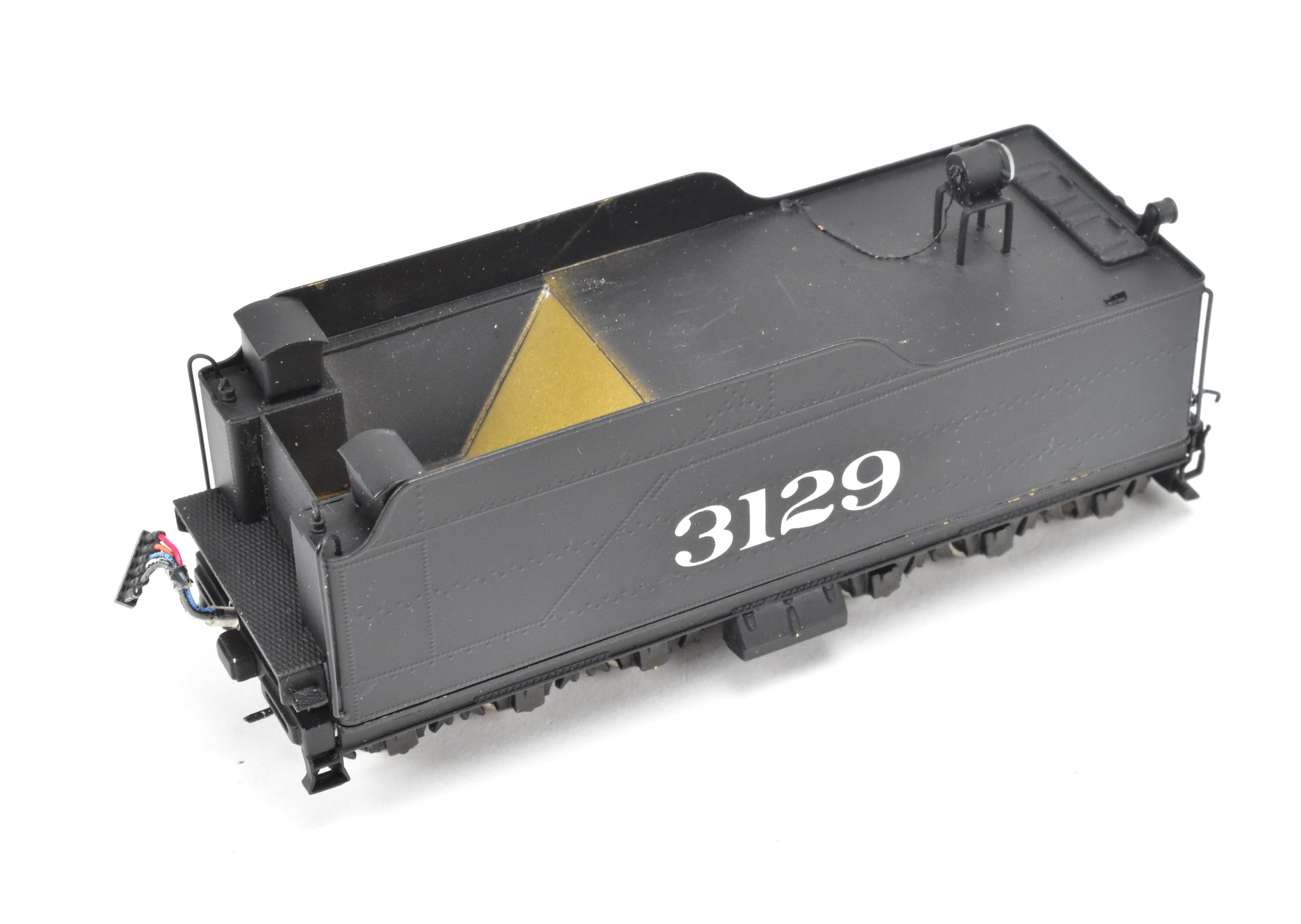 HO Scale Brass Model Train - Hallmark Models ATSF - Santa Fe 3129 Class 2-8-2 Consolidation Locomotive with Pre - installed Digitrax DCC System