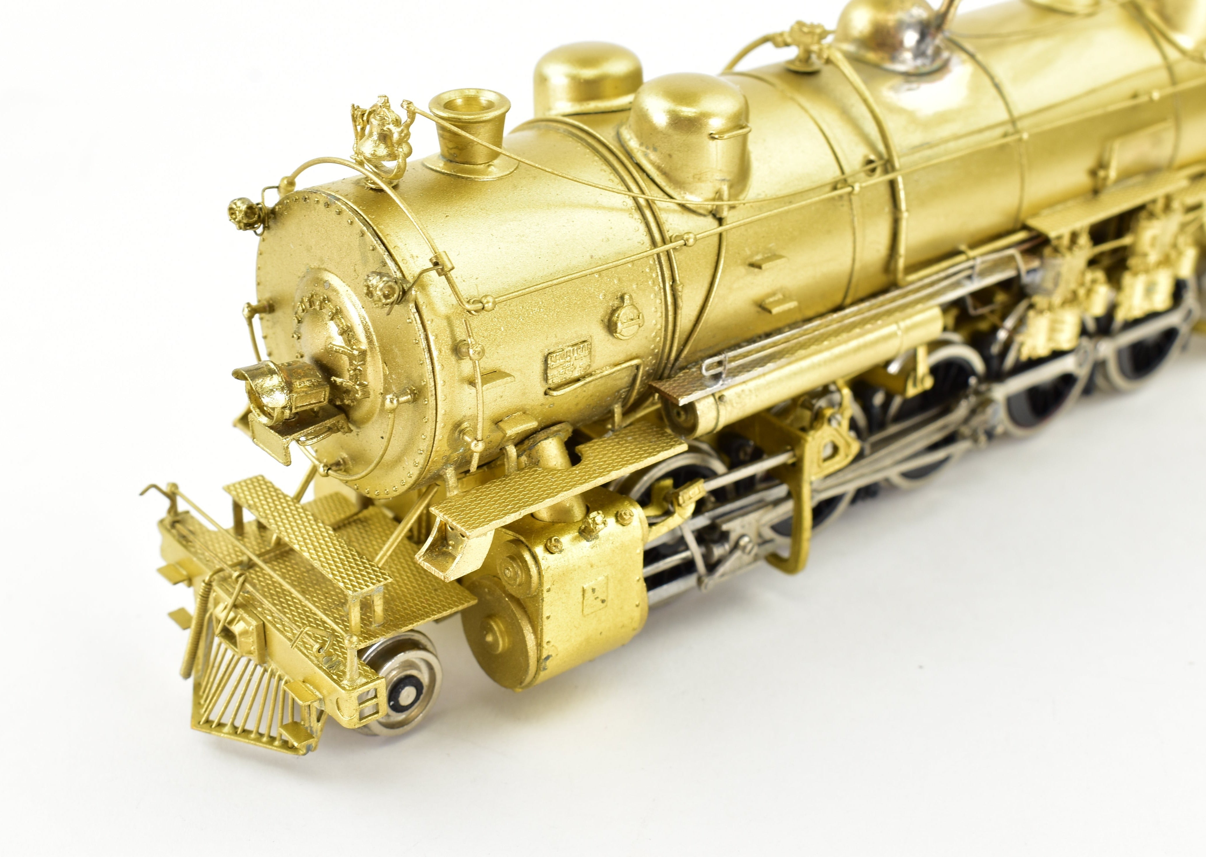 HO Scale Brass ALCO Model Erie Railroad R - 1 2 - 10 - 0 Santa Fe Steam Locomotive Model