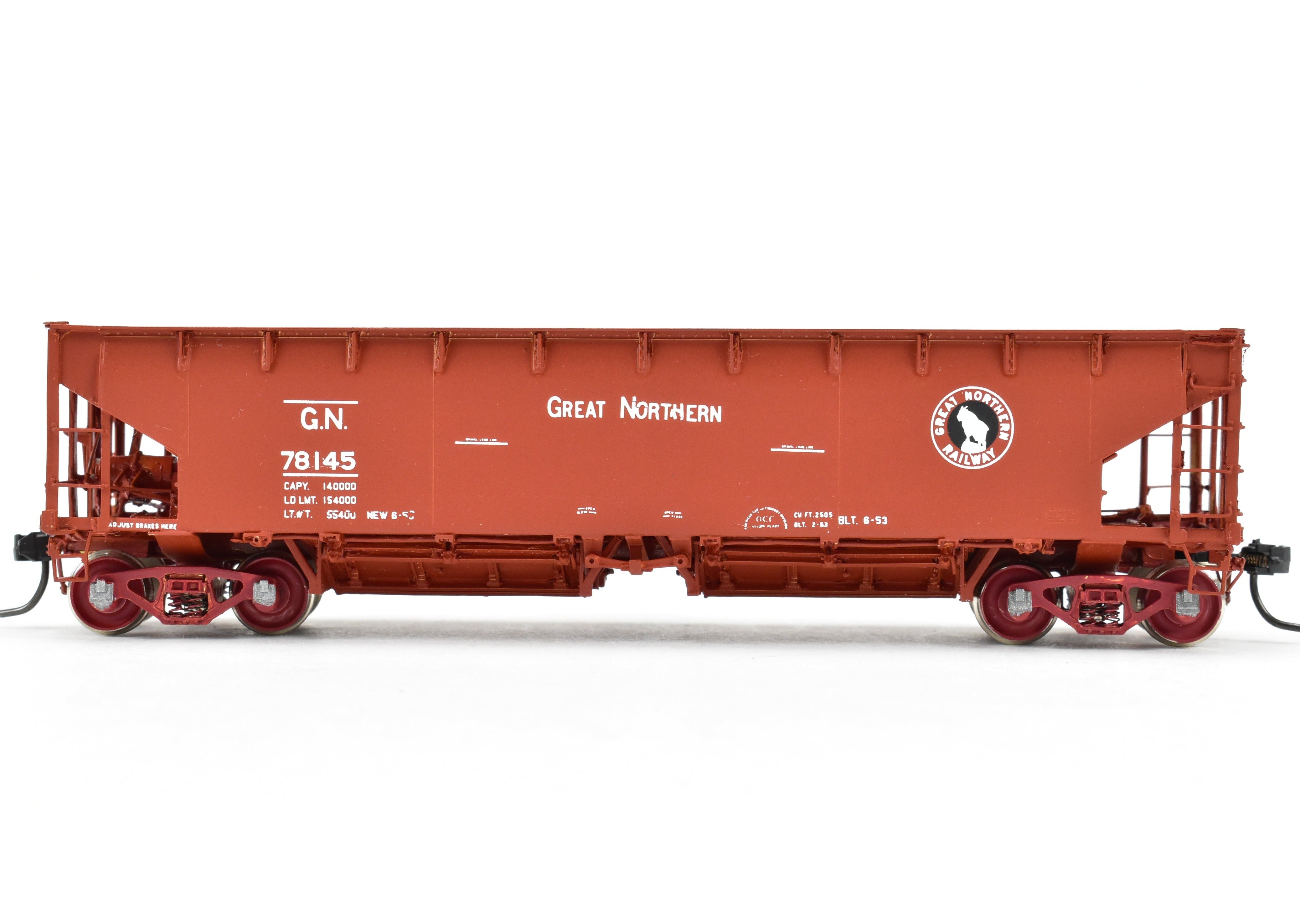 HO Scale Brass Great Northern 70-Ton Selective Service Car C/P No. 78145 by W&R Enterprises