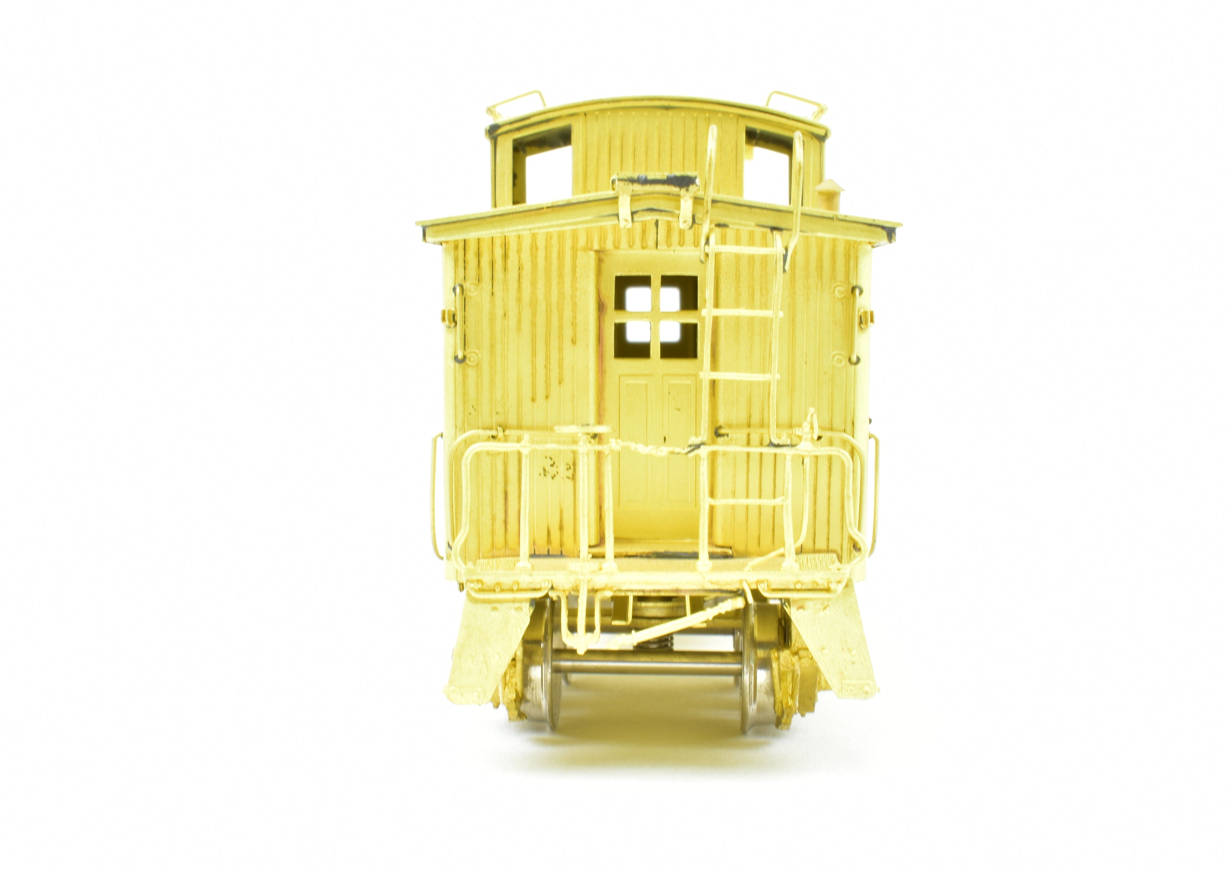 HO Scale Brass Chicago & Northwestern Wood Caboose End Windows by Overland Models, Inc. (OMI) - Ideal for Model Railroading Enthusiasts