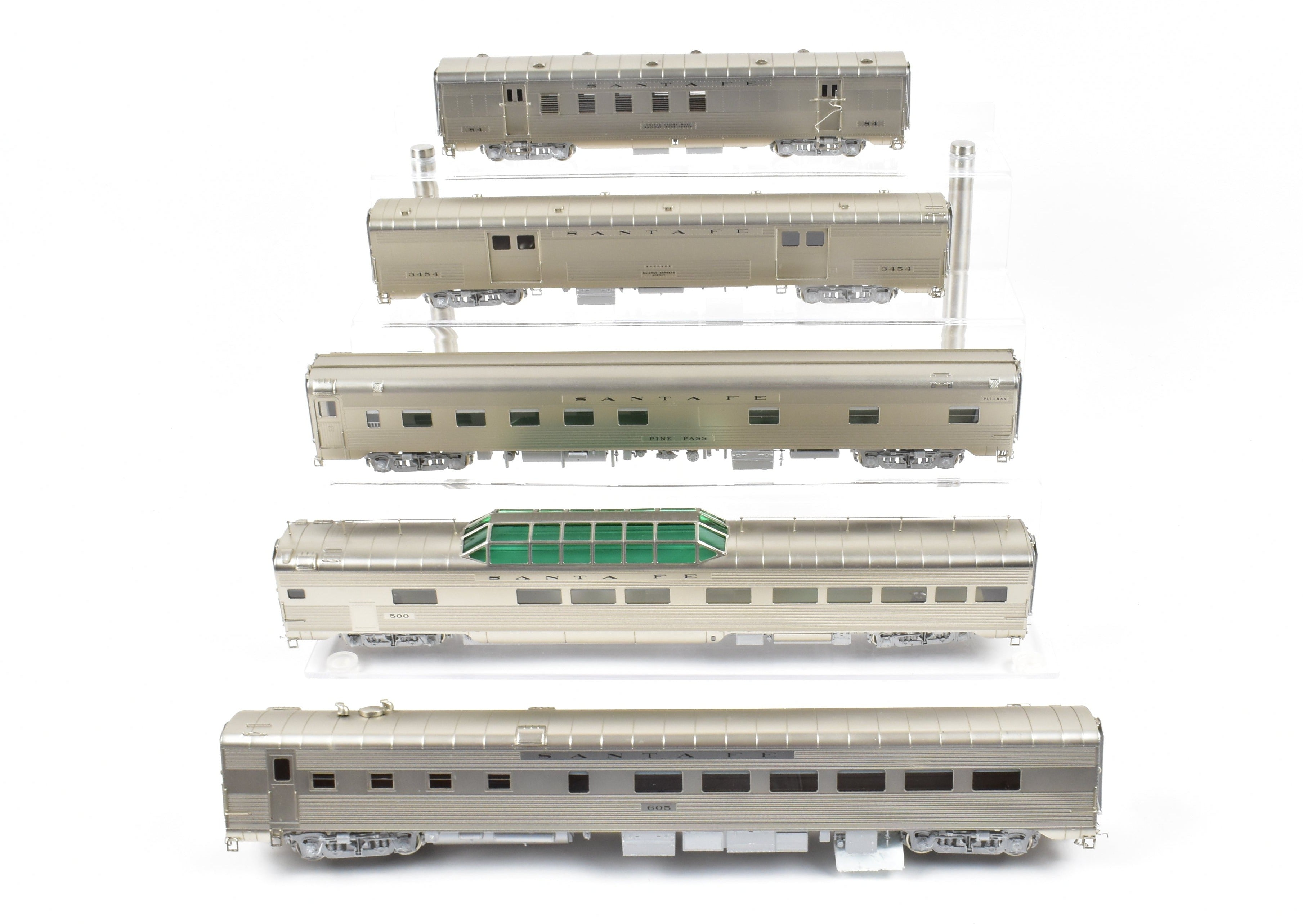 1951 ATSF Santa Fe Super Chief 10-Car Set by HO Brass CIL - Challenger Imports