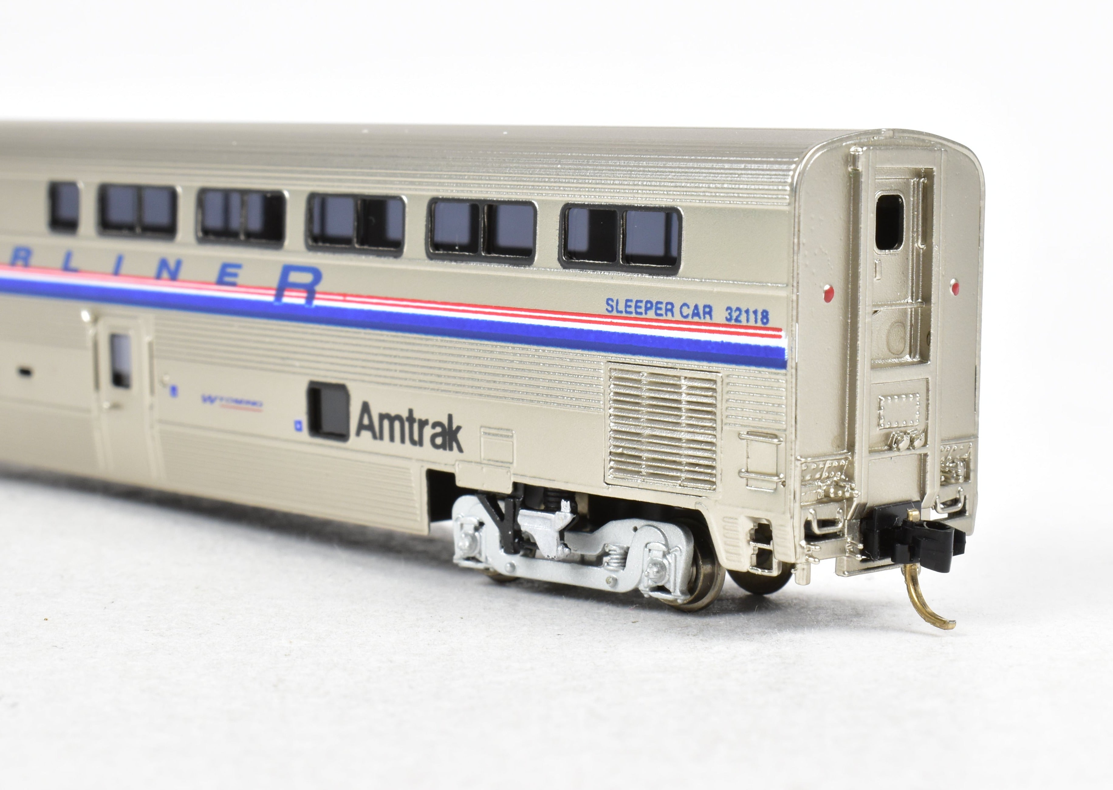 N Scale Brass Amtrak Superliner Sleeping Car Model FP No. 32118 by Overland Models, Inc. (OMI)