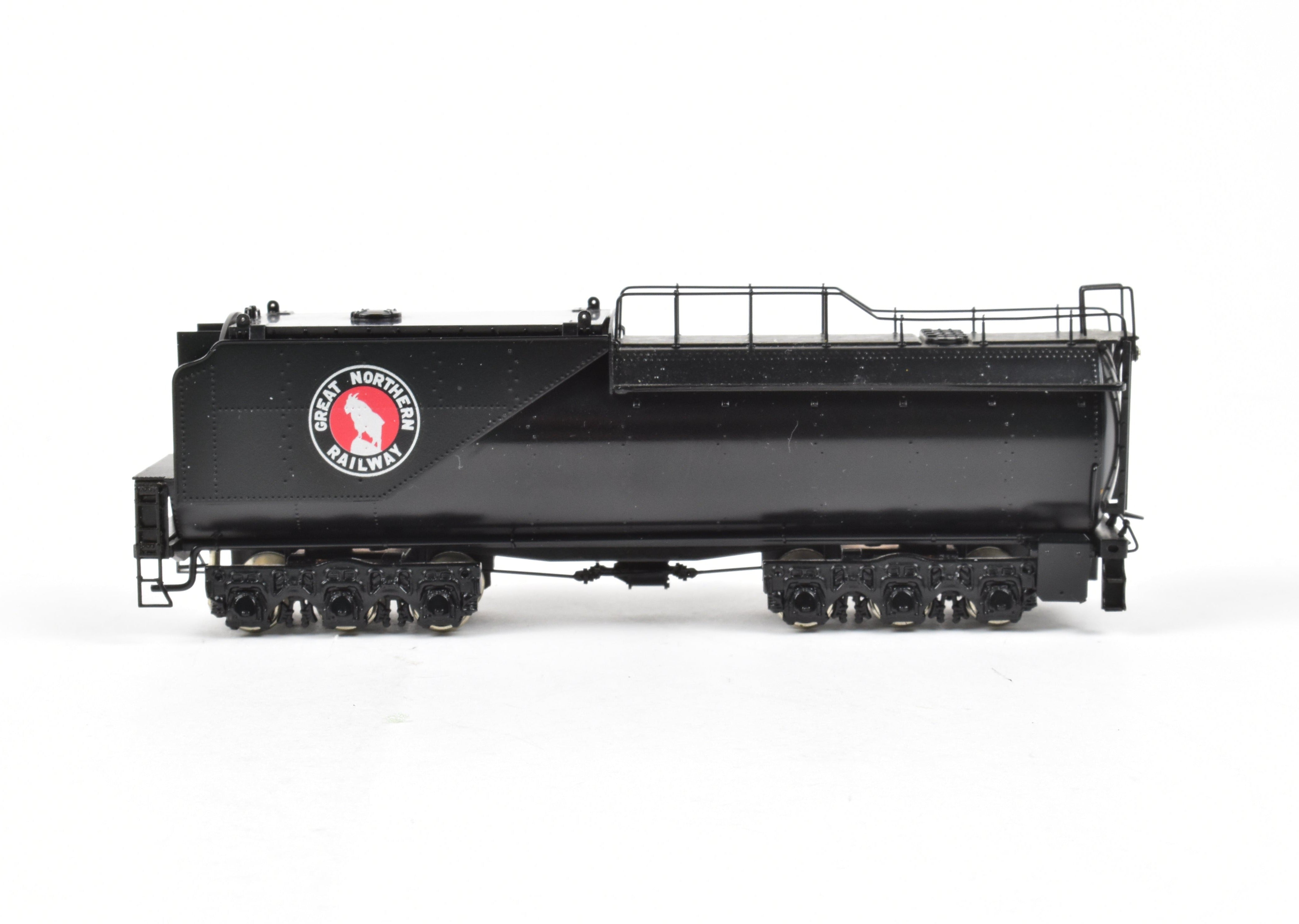 High - Quality HO Scale Brass Freight Train Tender Model - PFM by Tenshodo, Great Northern 4 - 8 - 4 Class S - 1 Tender Only, Extremely Scarce 1987 Run with Factory Painting and New ReBoxx Packaging