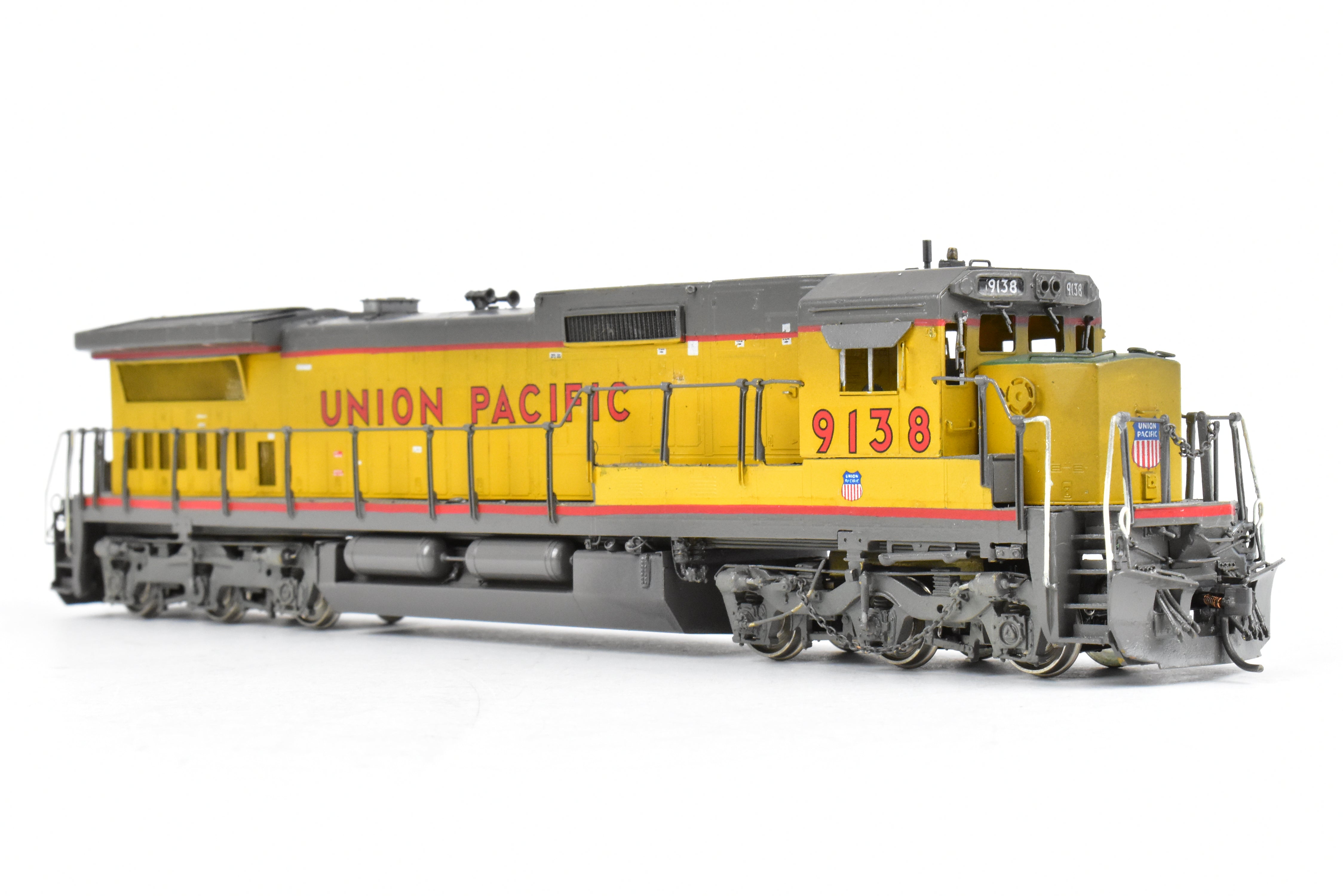 HO Scale Brass Union Pacific GE Dash 8 - 40C Custom Painted Locomotive Model No. 9138 by Overland Models, Inc. with Incorrect Box