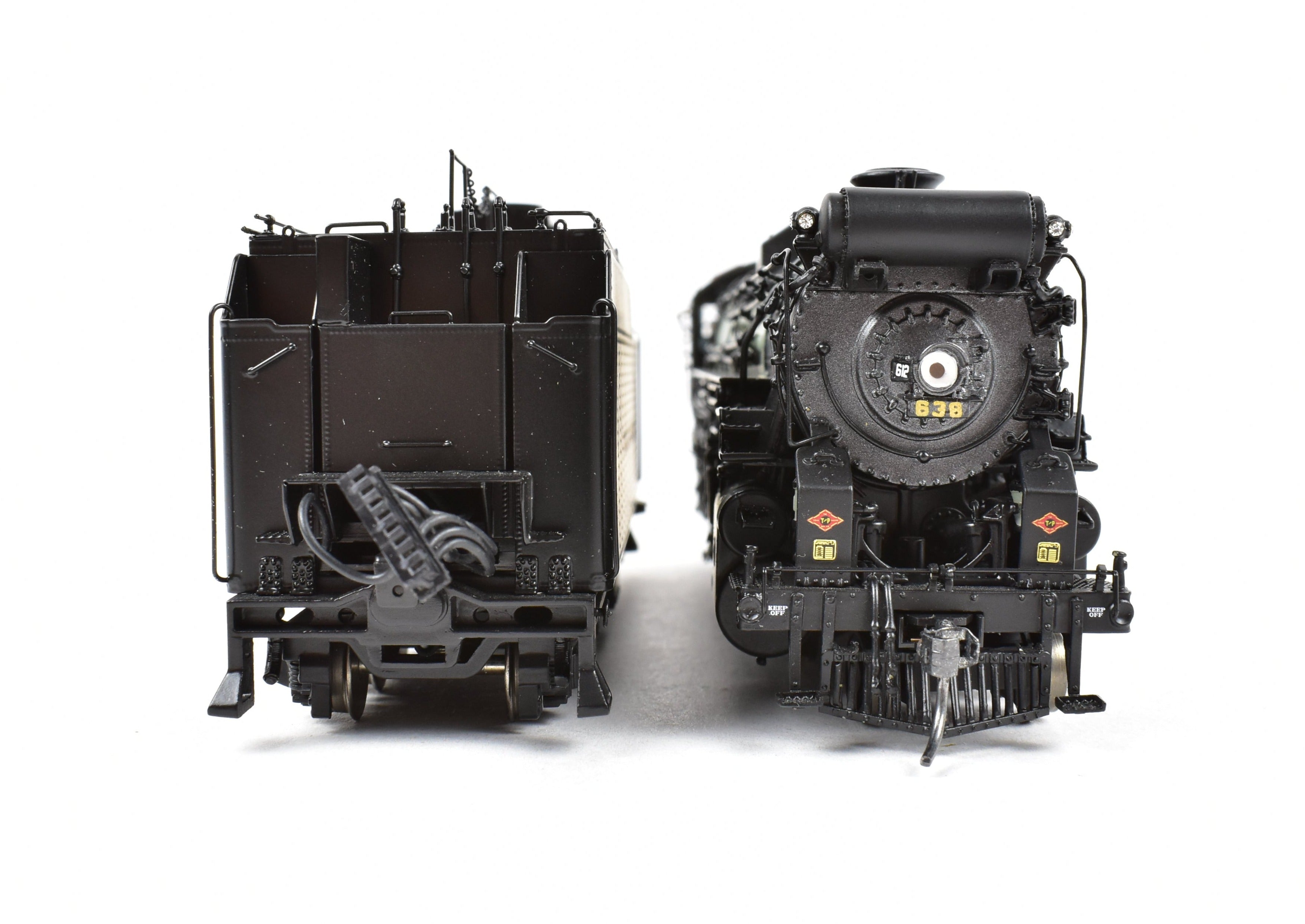 HO Scale Brass Hybrid BLI T&P 2-10-4 FP DCC & Sound Renumbered #638