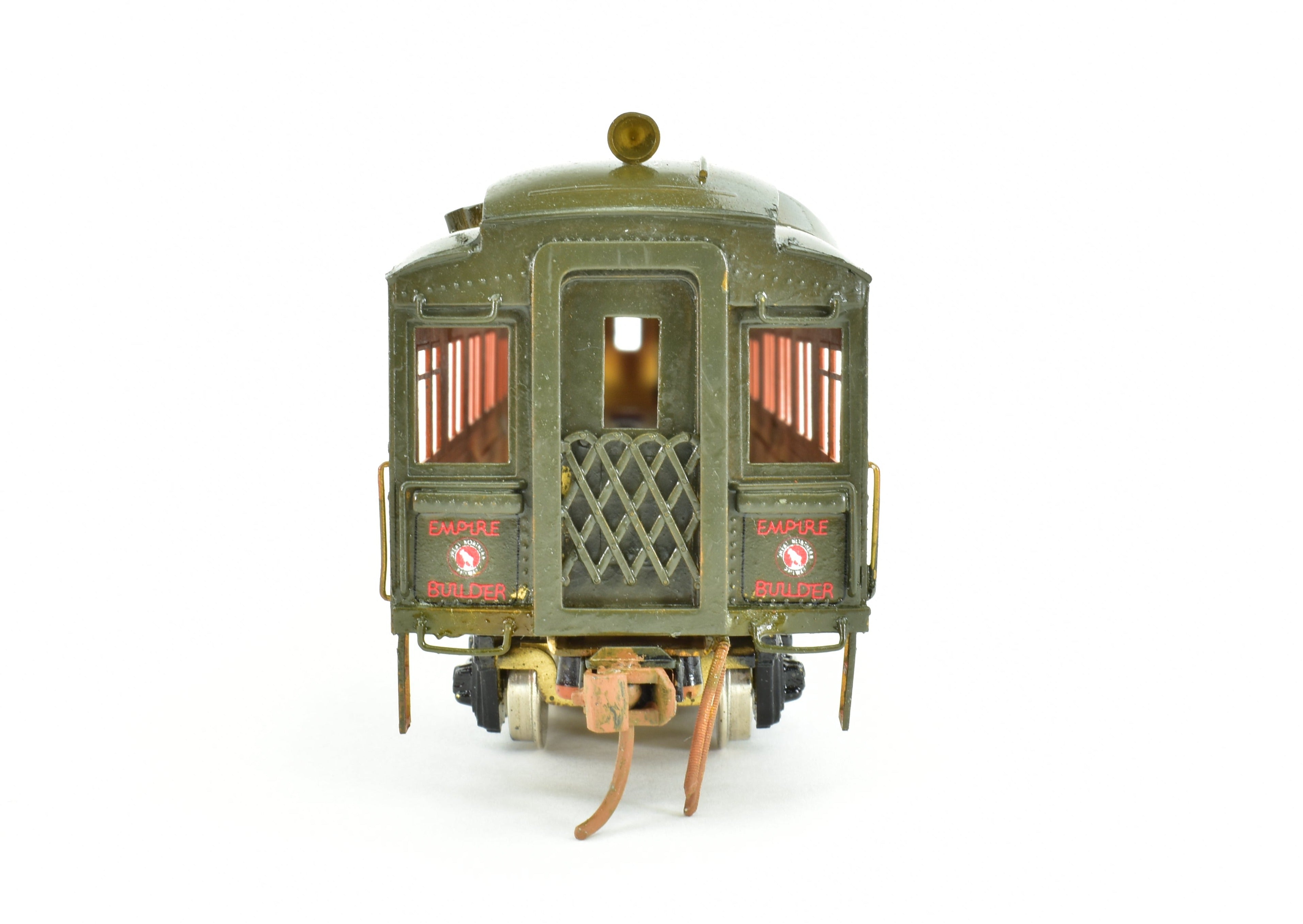 Custom Painted HO Brass S. Soho & Co. Great Northern #1147 Lounge Model