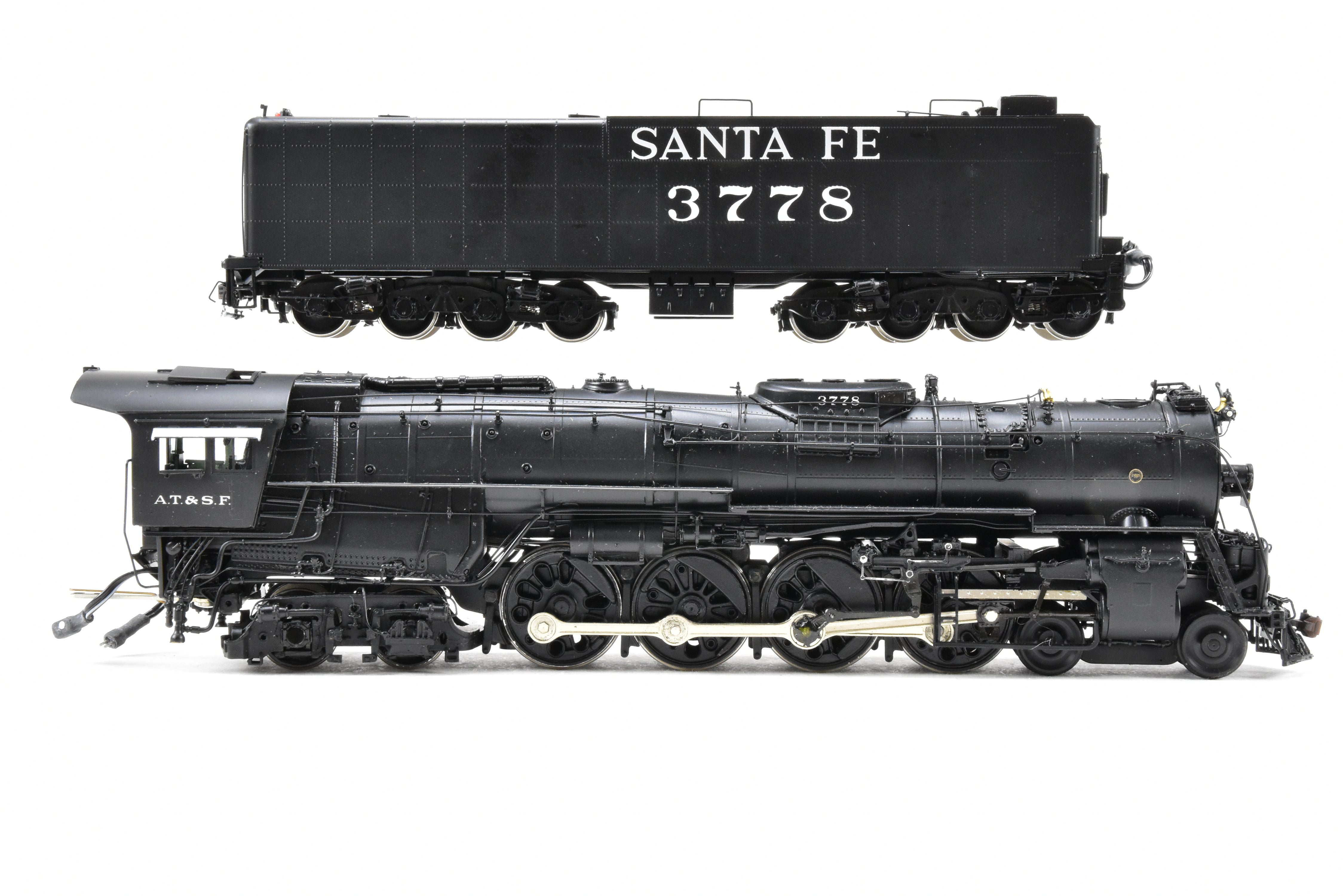 HO Brass ATSF - Santa Fe 3776 Class Rebuilt #3778 4-8-4 Super Crown FP with Tsunami2 DCC/Sound