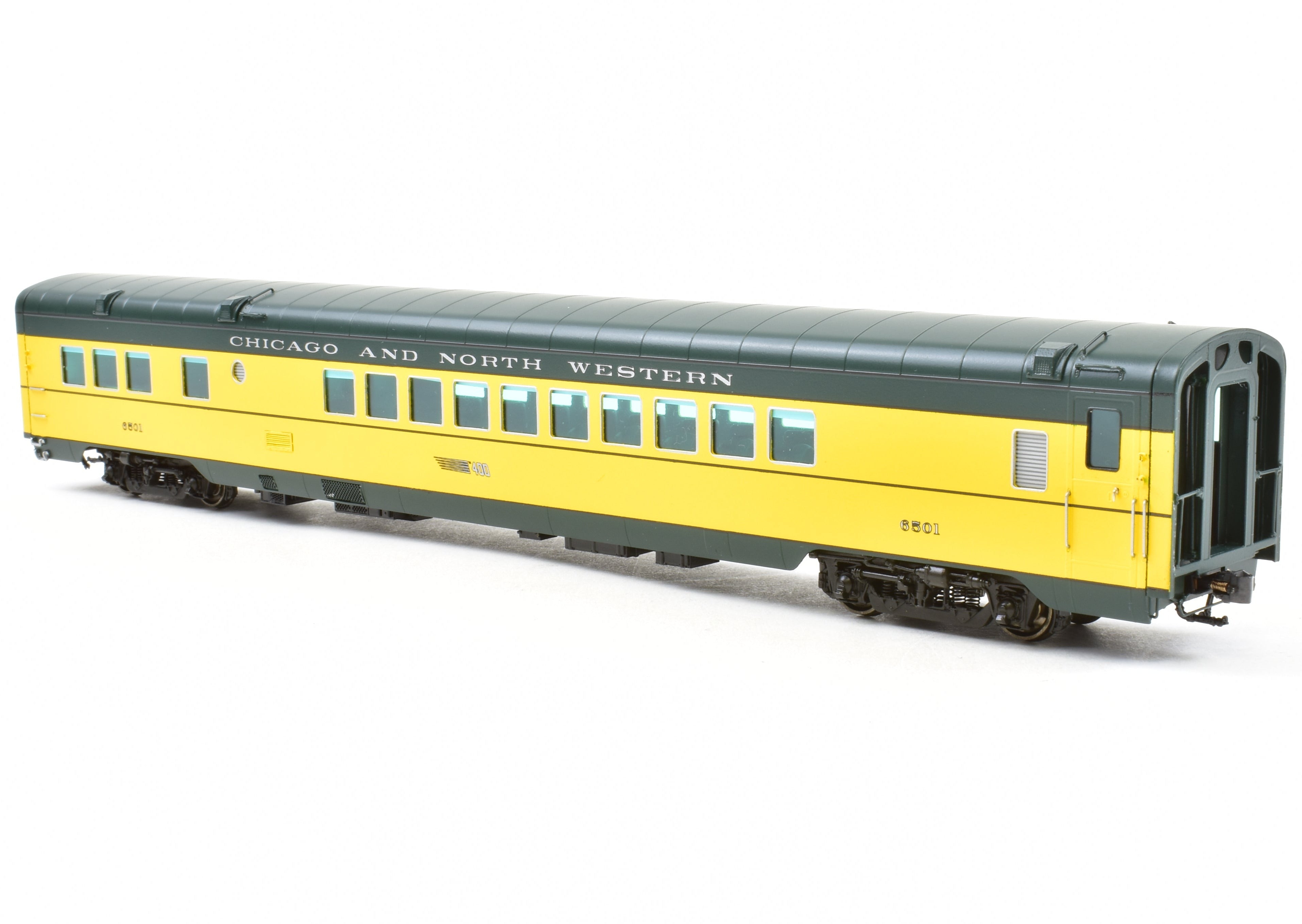 HO Scale Brass Railway Classics C&NW 400 22-Seat Parlor Car FP 6501