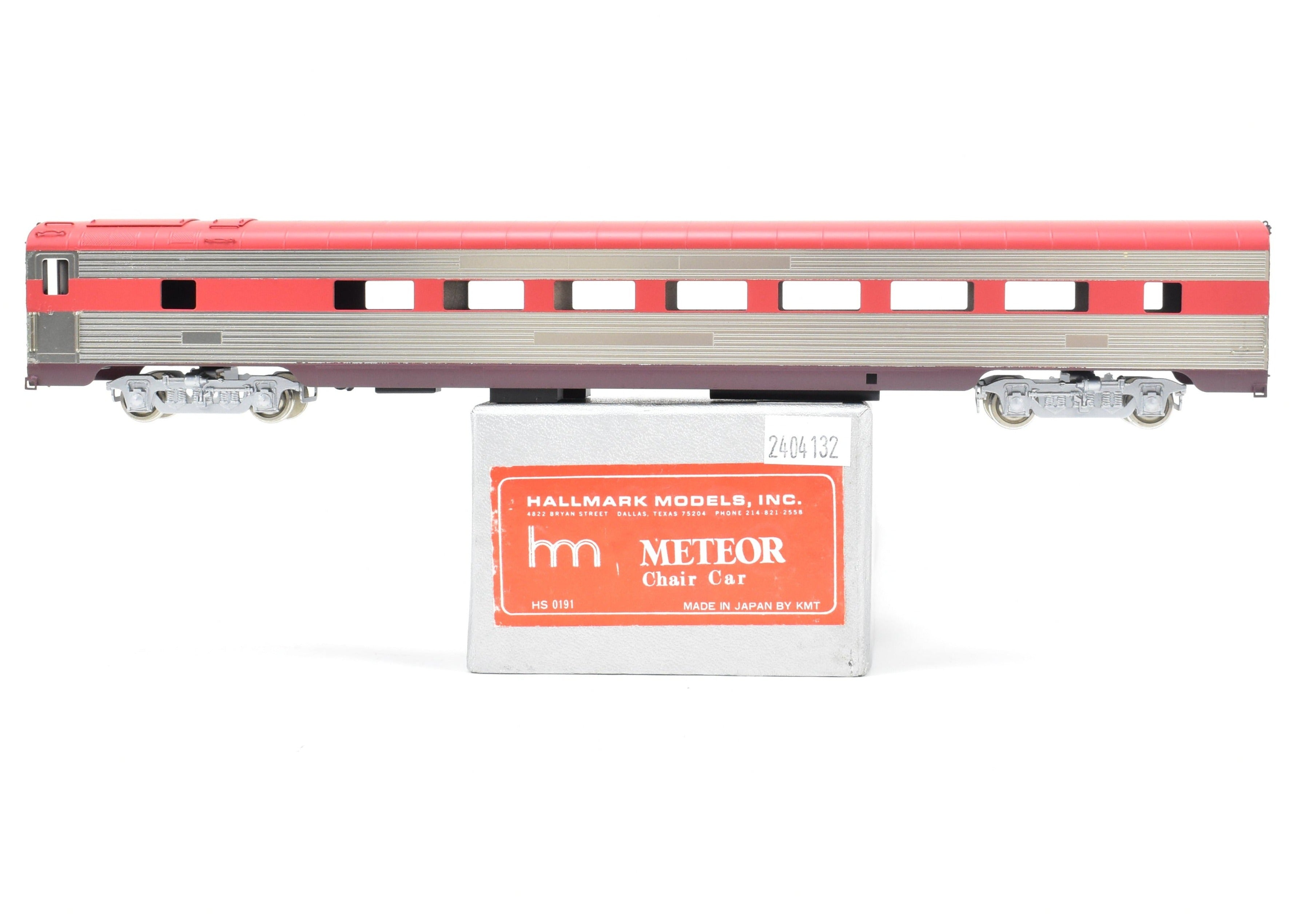 Hallmark Models HO Scale Brass Hallmark Frisco Chair Car Model for The Meteor Factory - Professionally Painted