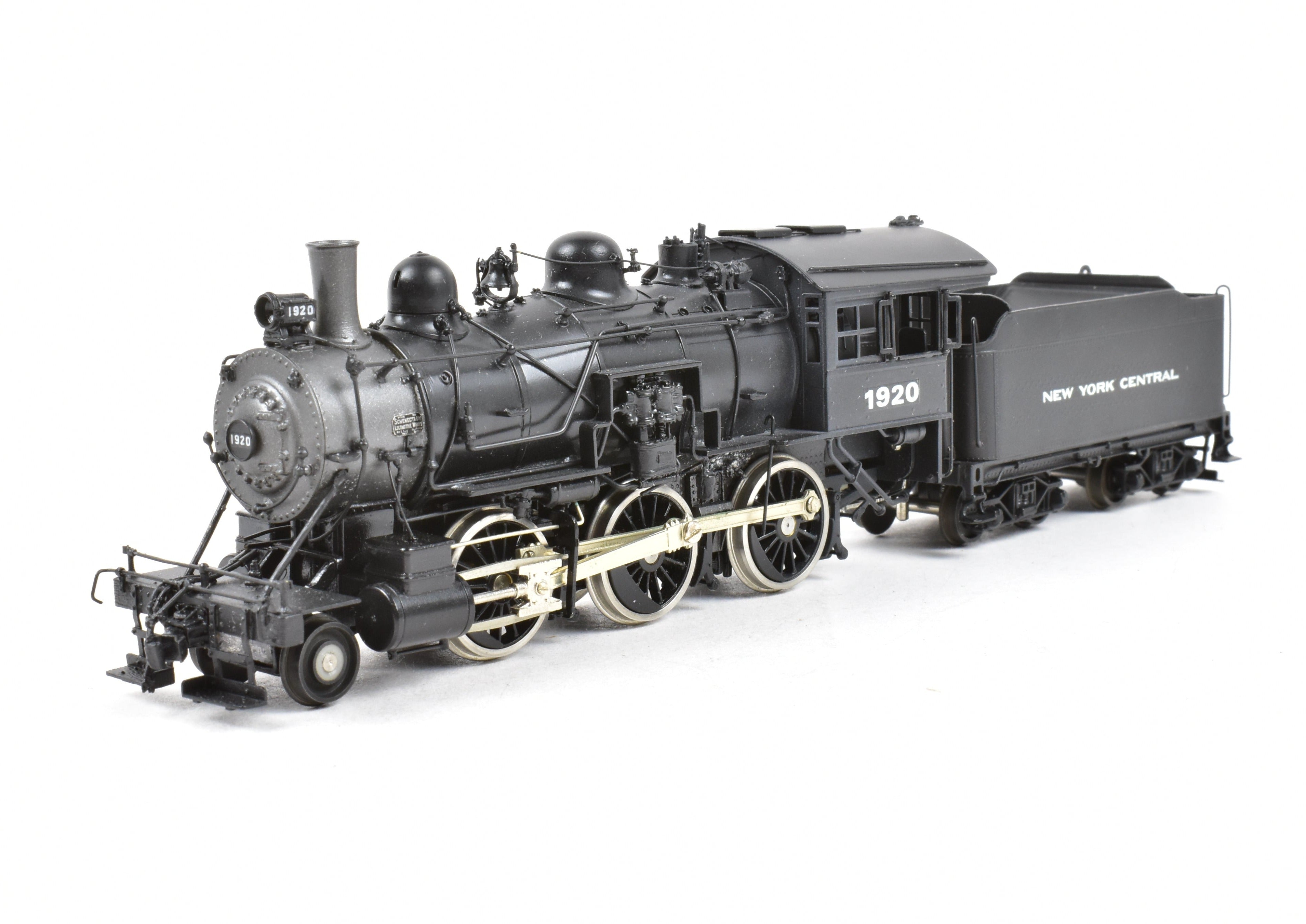 HO Scale Brass Model Train Key Imports from NYC - New York Central E-1D 2-6-0 Mogul Locomotive with Factory Painting