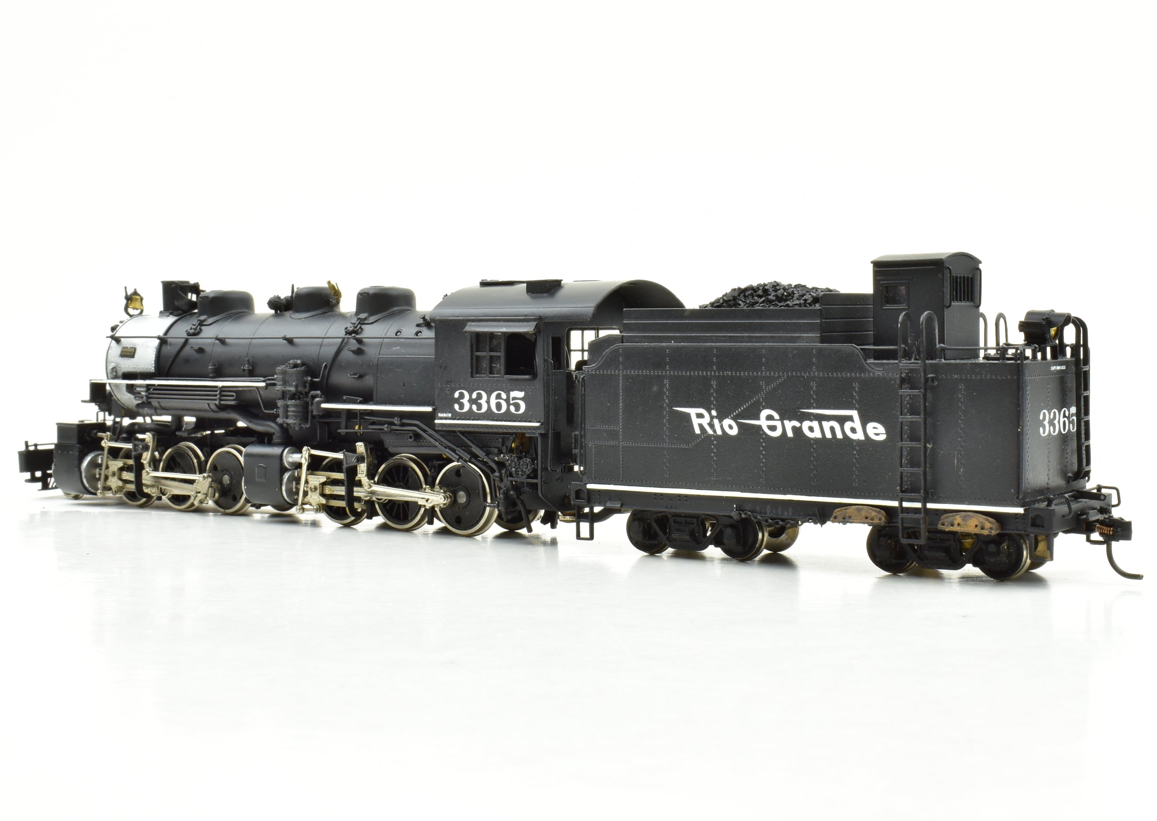 HO Scale Brass Pacific Fast Mail Model Train - United D&SL - Denver & Salt Lake - D&RGW - Denver & Rio Grande Western 2-6-6-0 CP 3365