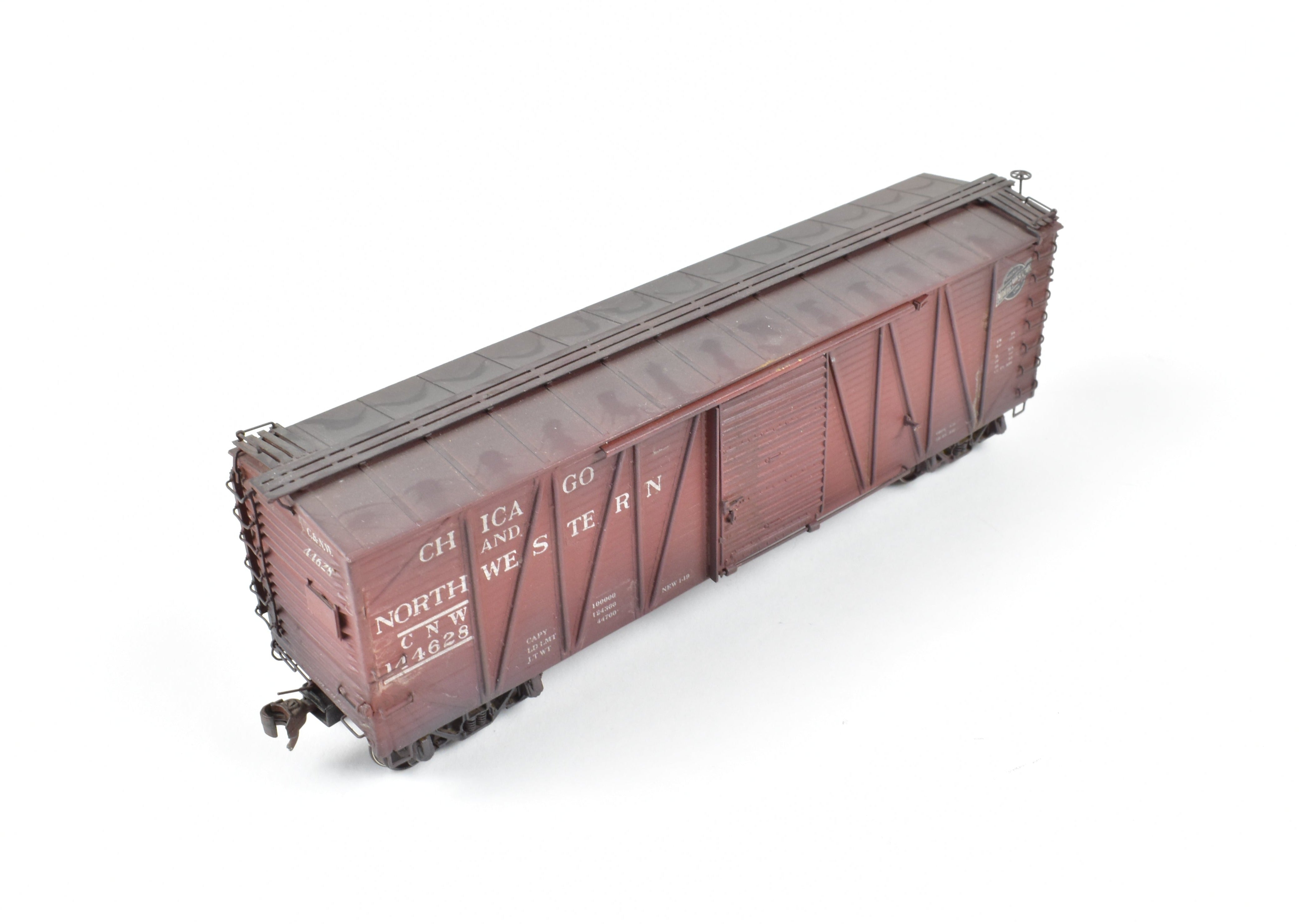 HO Brass OMI C&NW Custom Painted USRA Single Sheath Boxcar Model