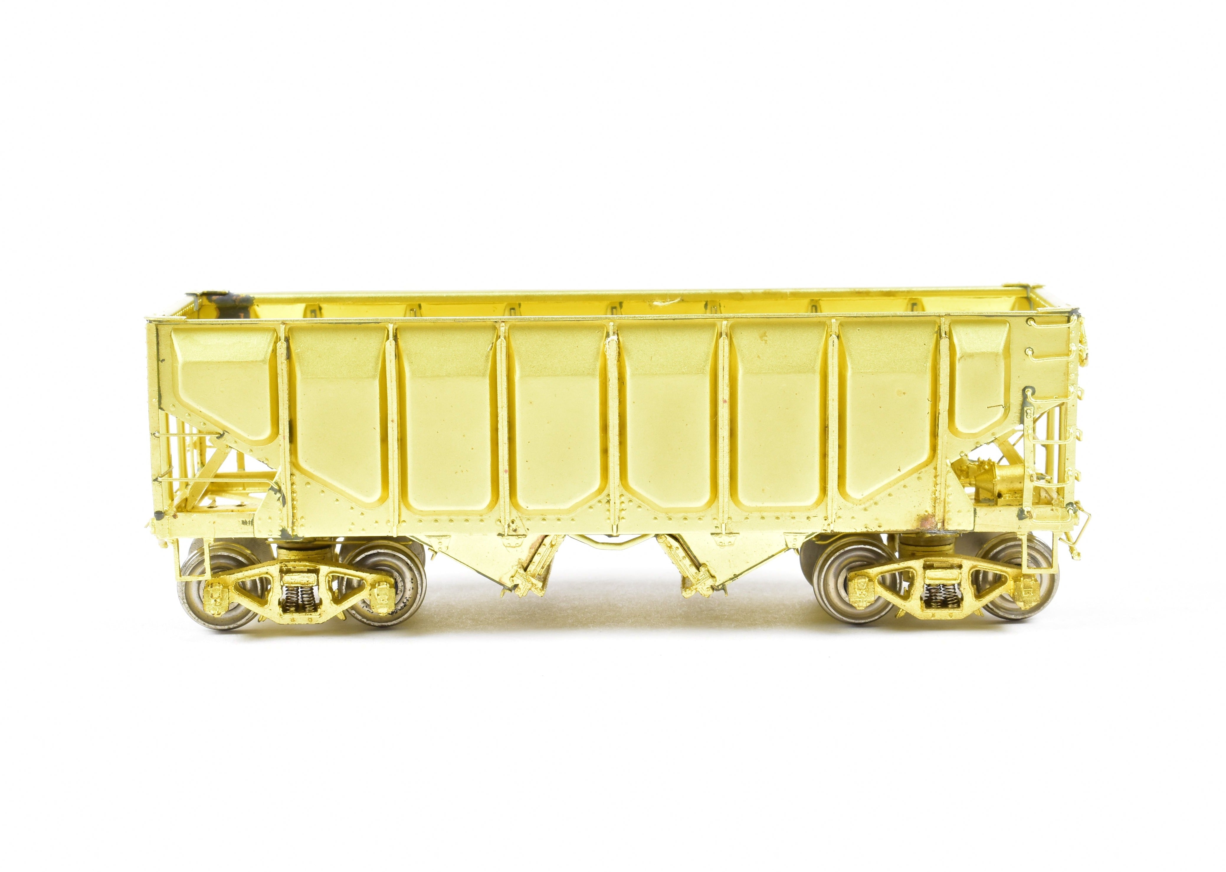 AWE Enterprises HO Brass 2-Bay Open Hopper with Frisco Panel Side