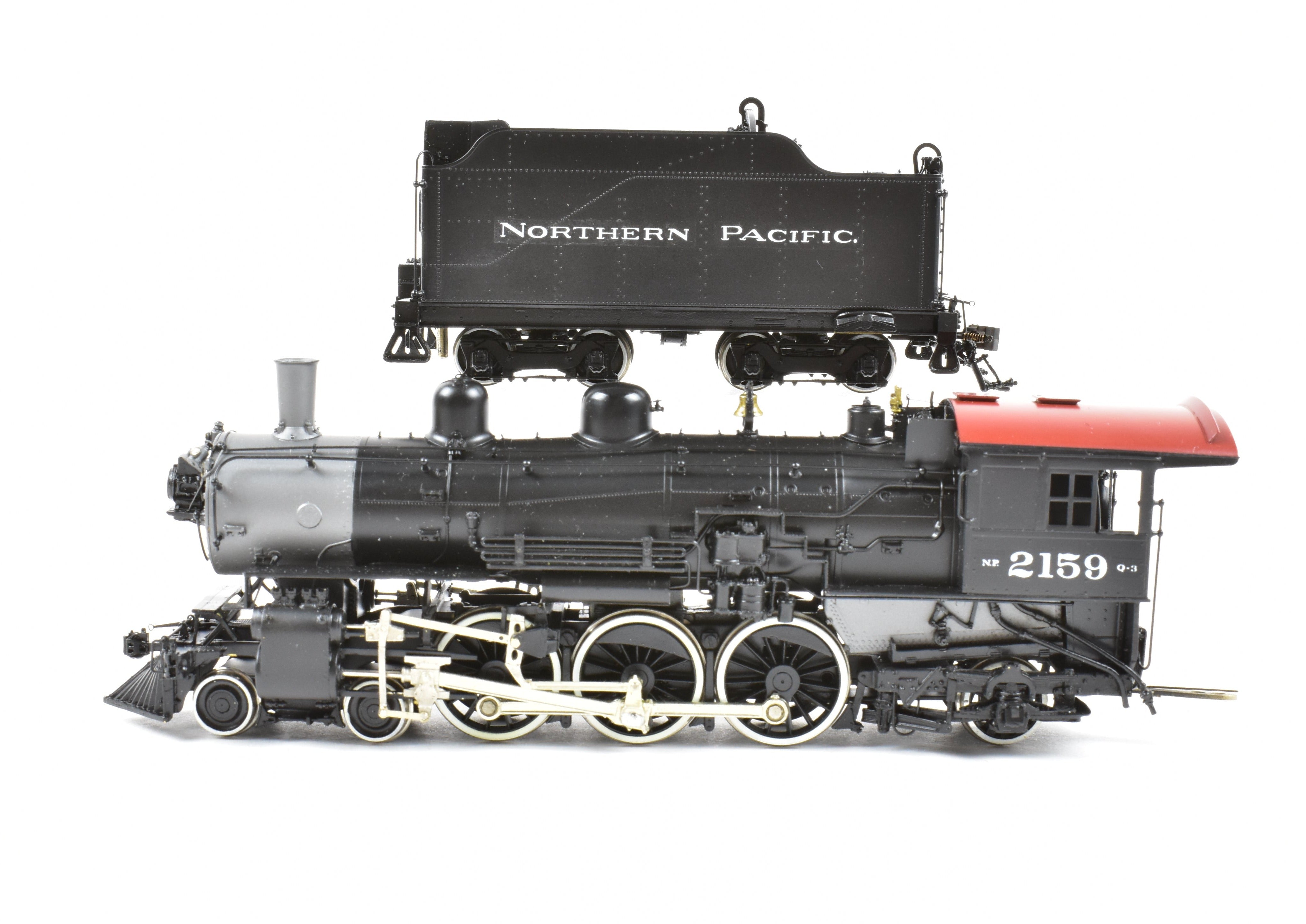 HO Scale Brass Pro-Painted Northern Pacific Q-3 4-6-2 Model by W&R Enterprises