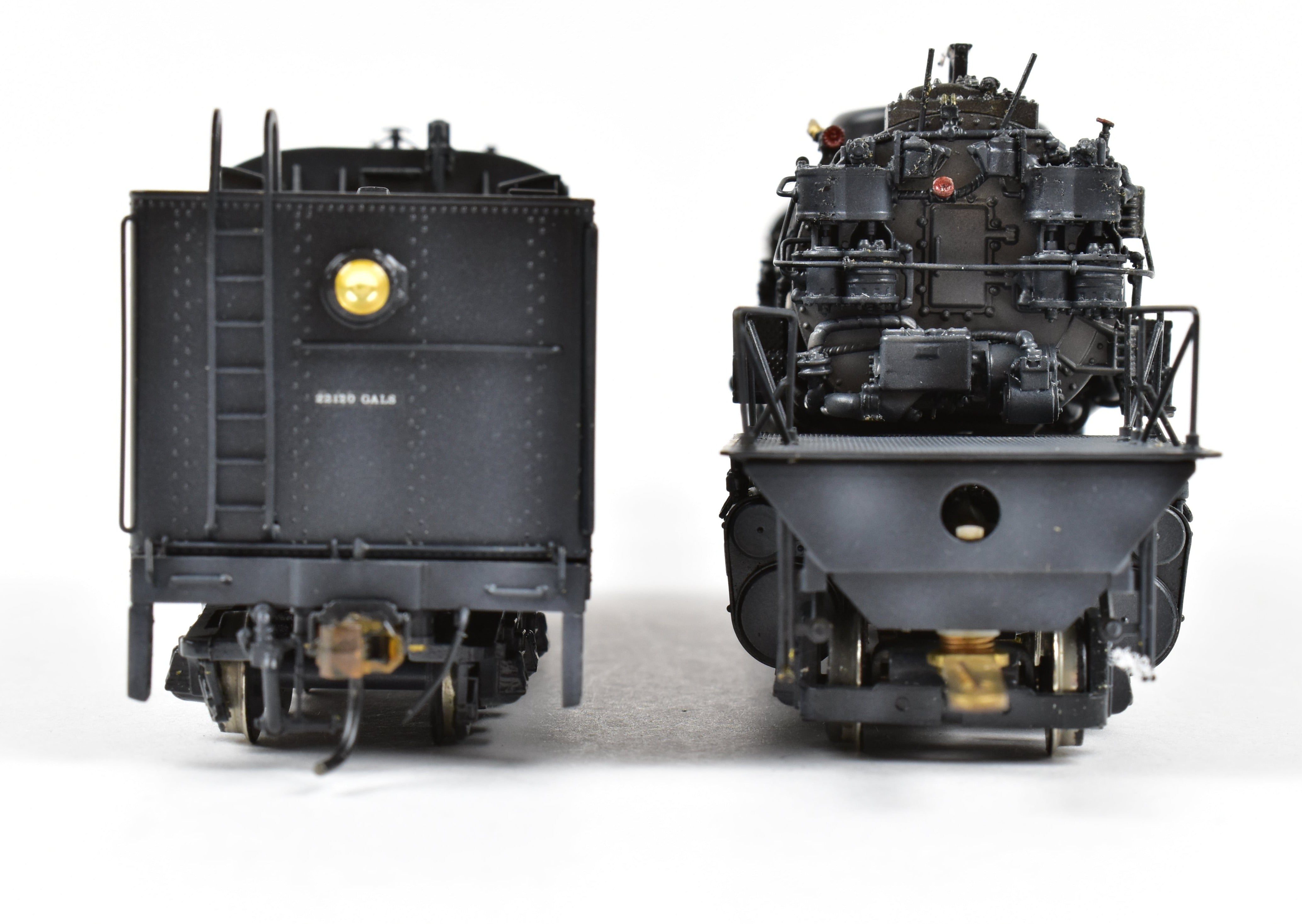 HO Brass Westside Model Co. SP AC - 12 4 - 8 - 8 - 2 Cab Forward Pro - Painted No. 4281 w/ Light Wear