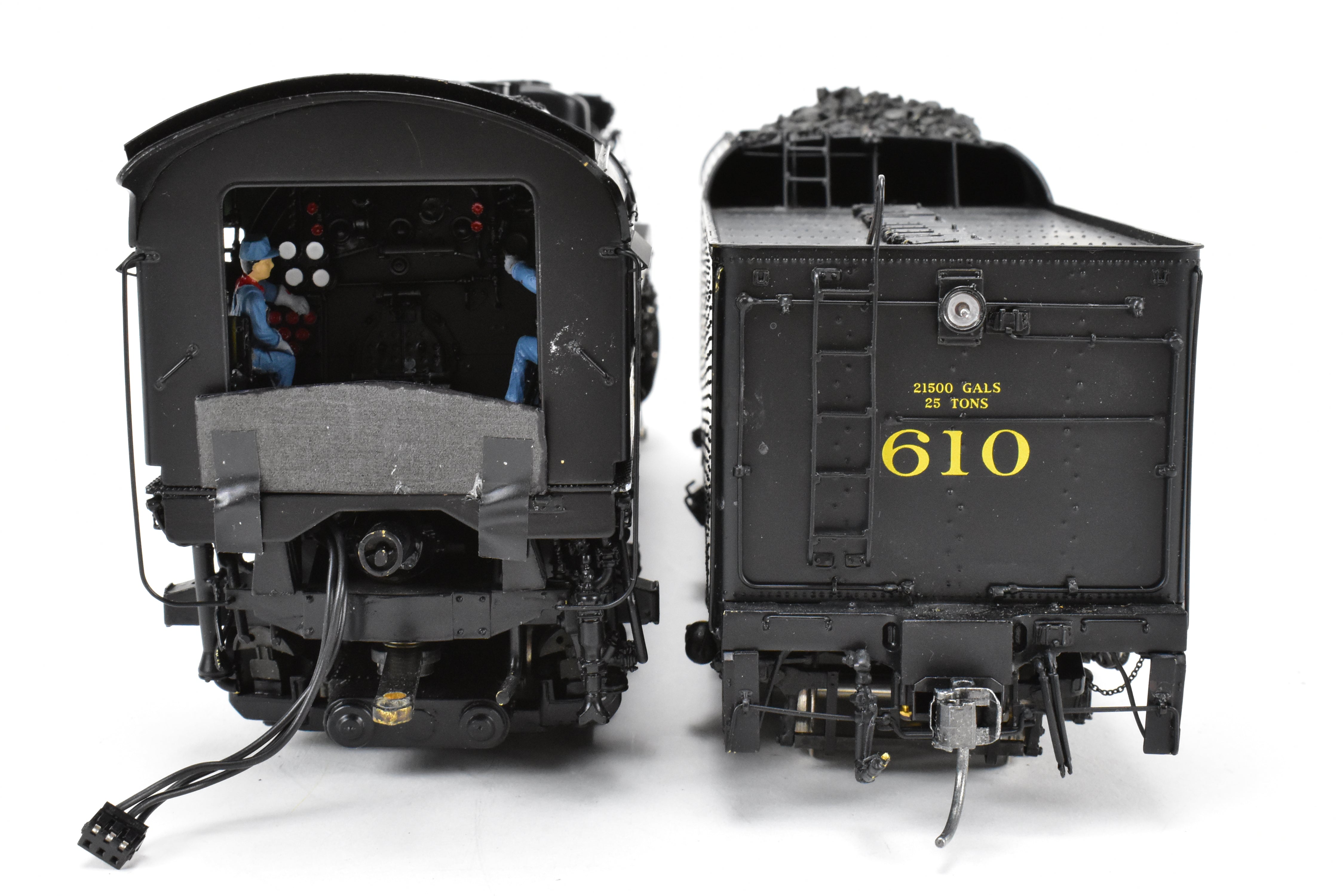 O Scale Brass Precision Scale Co. C&O J-3a 4-8-4 Greenbrier 2-Rail FP #610 As-Is
