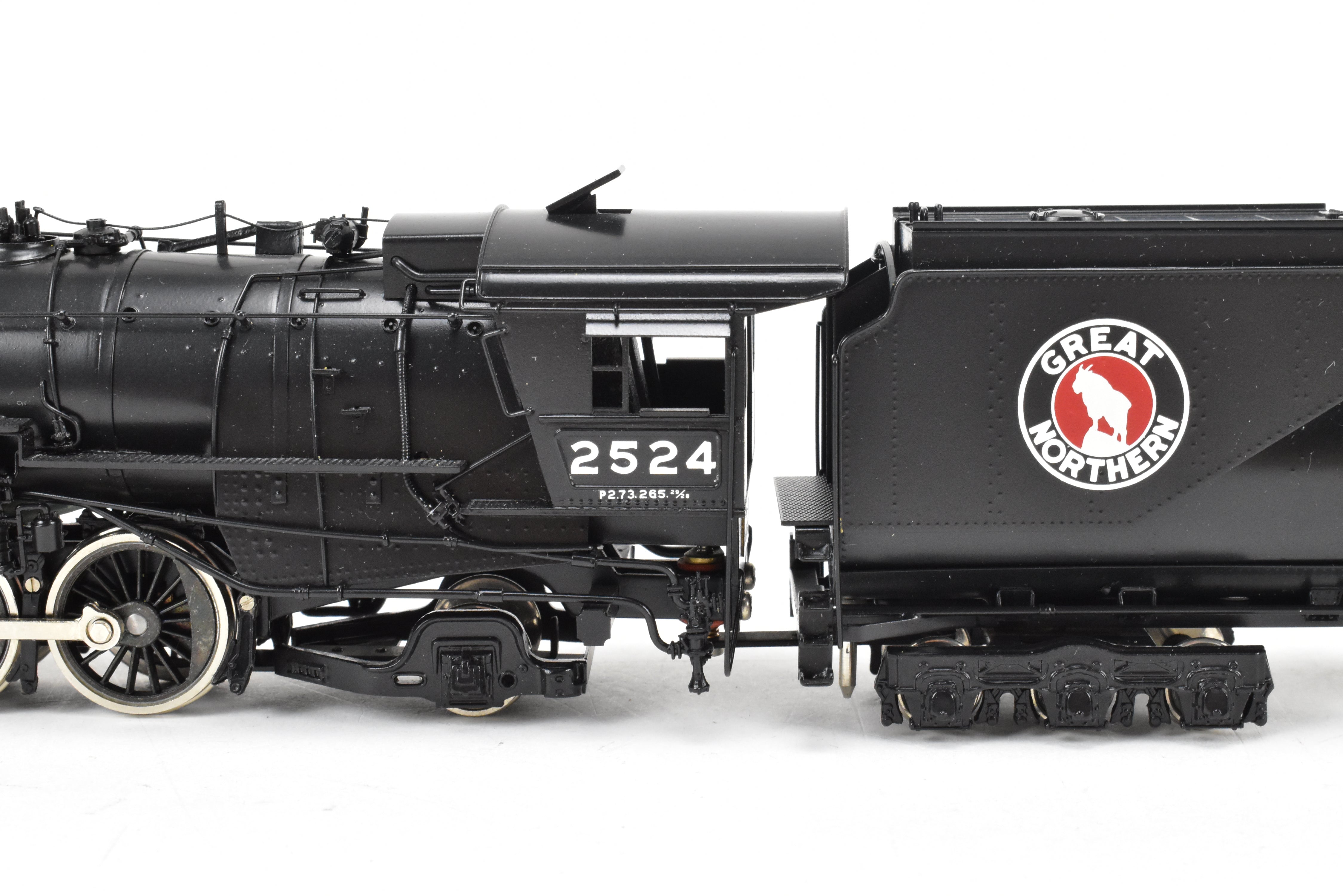 HO Brass Tenshodo Great Northern 4-8-2 Class P-2 Factory Painted Crown #2524, 1974 Run
