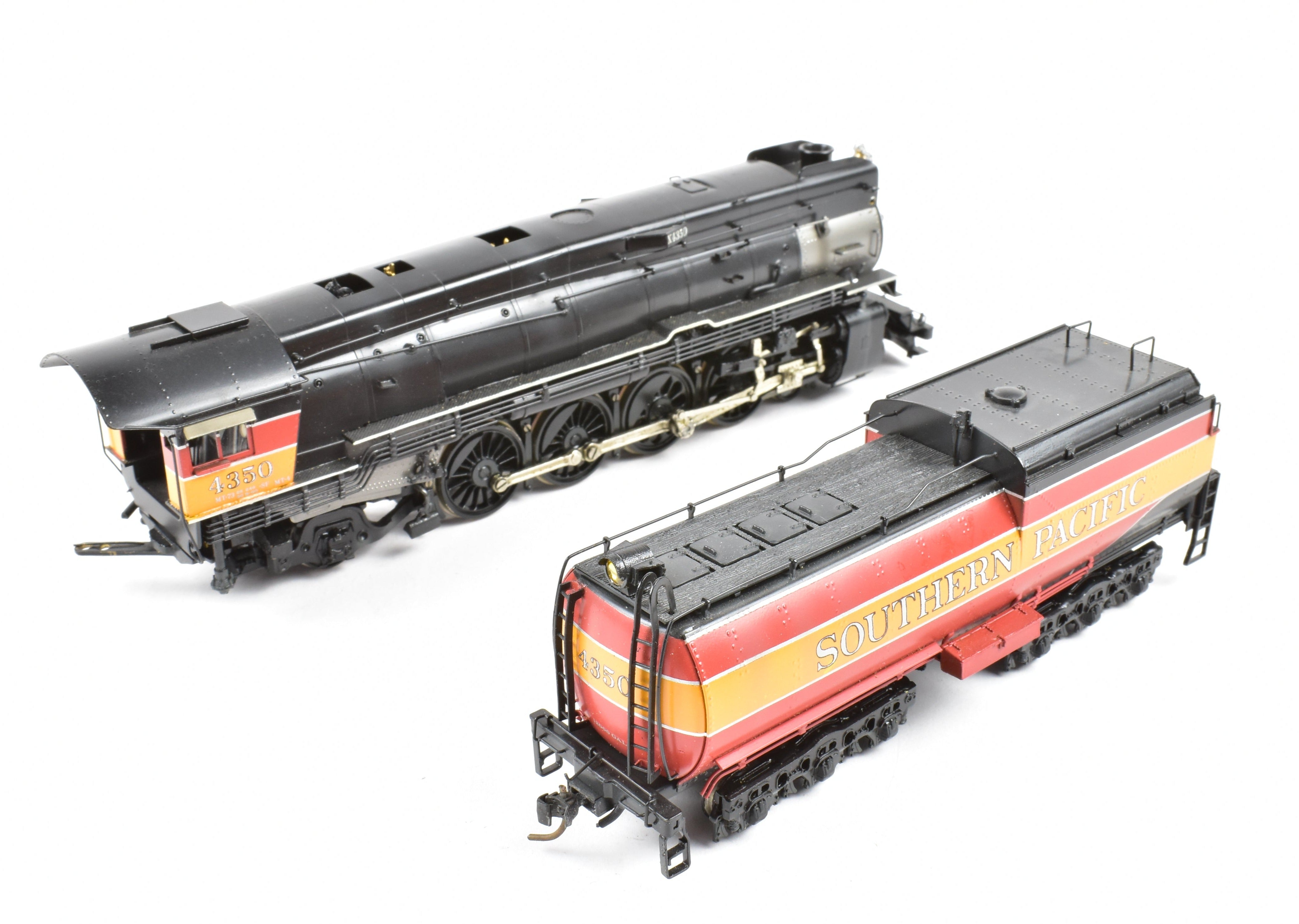 HO Scale Brass Balboa Model Train - Southern Pacific MT - 4 4 - 8 - 2 Mountain Pro Painted with Can Motor Upgrade