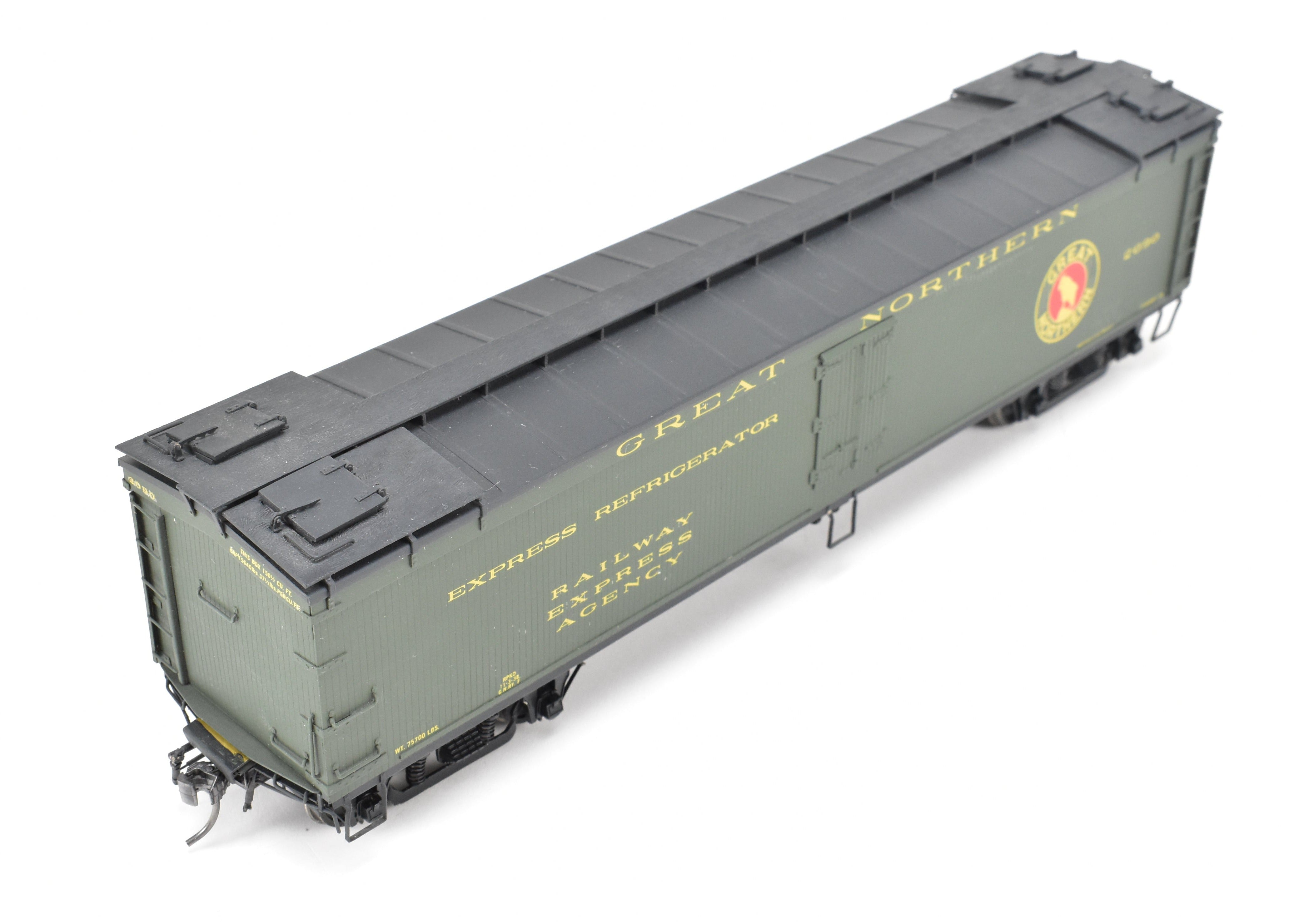 O Scale Oriental Limited Great Northern Wood Express Reefer Model Train, Brass, #2090 CP