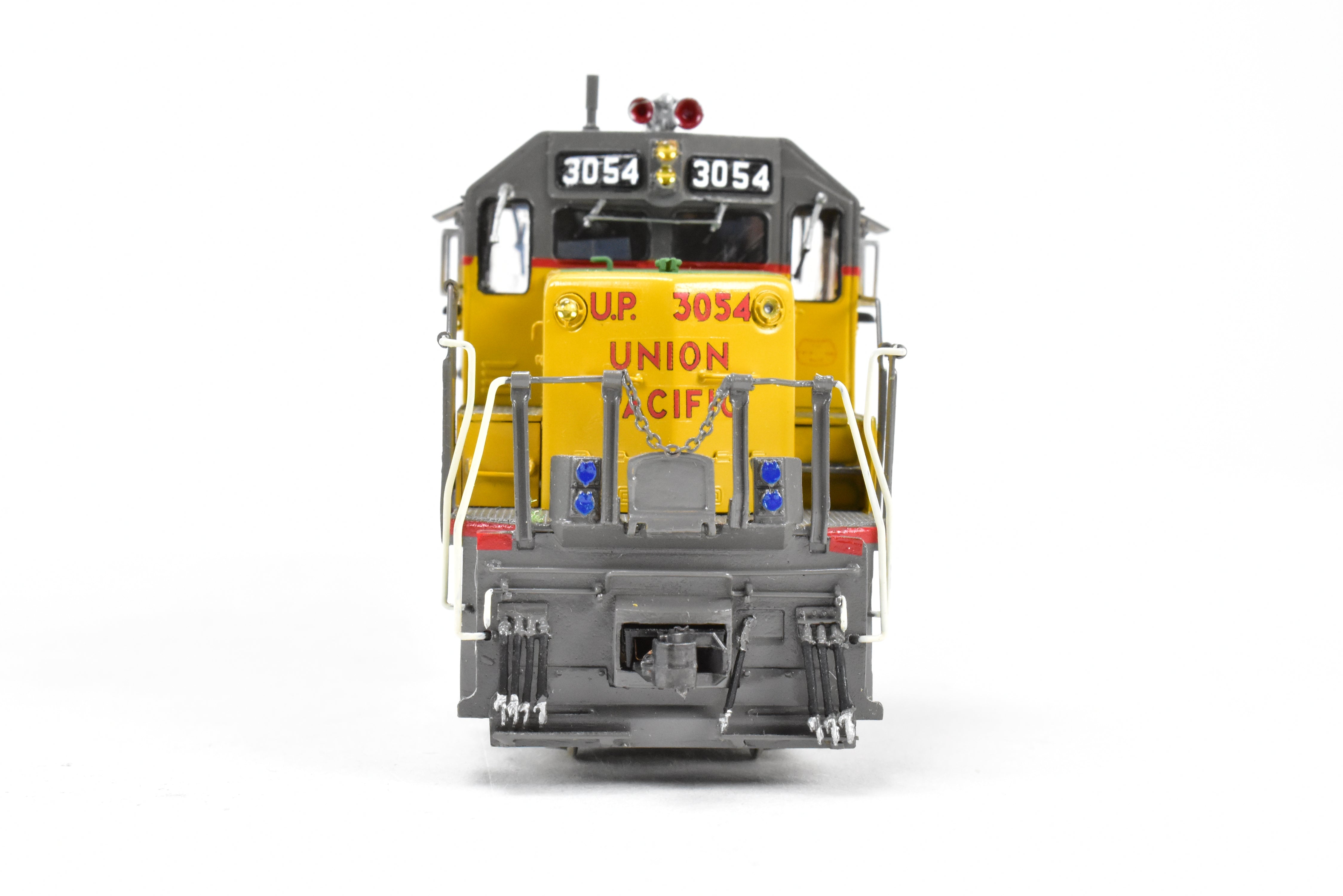 HO Scale Brass Model Train - Overland Models Inc. Union Pacific EMD SD40 Low Hood Locomotive with Dynamic Brakes, Low Mounted Brake Cylinders, Custom Painted as UP No. 3054