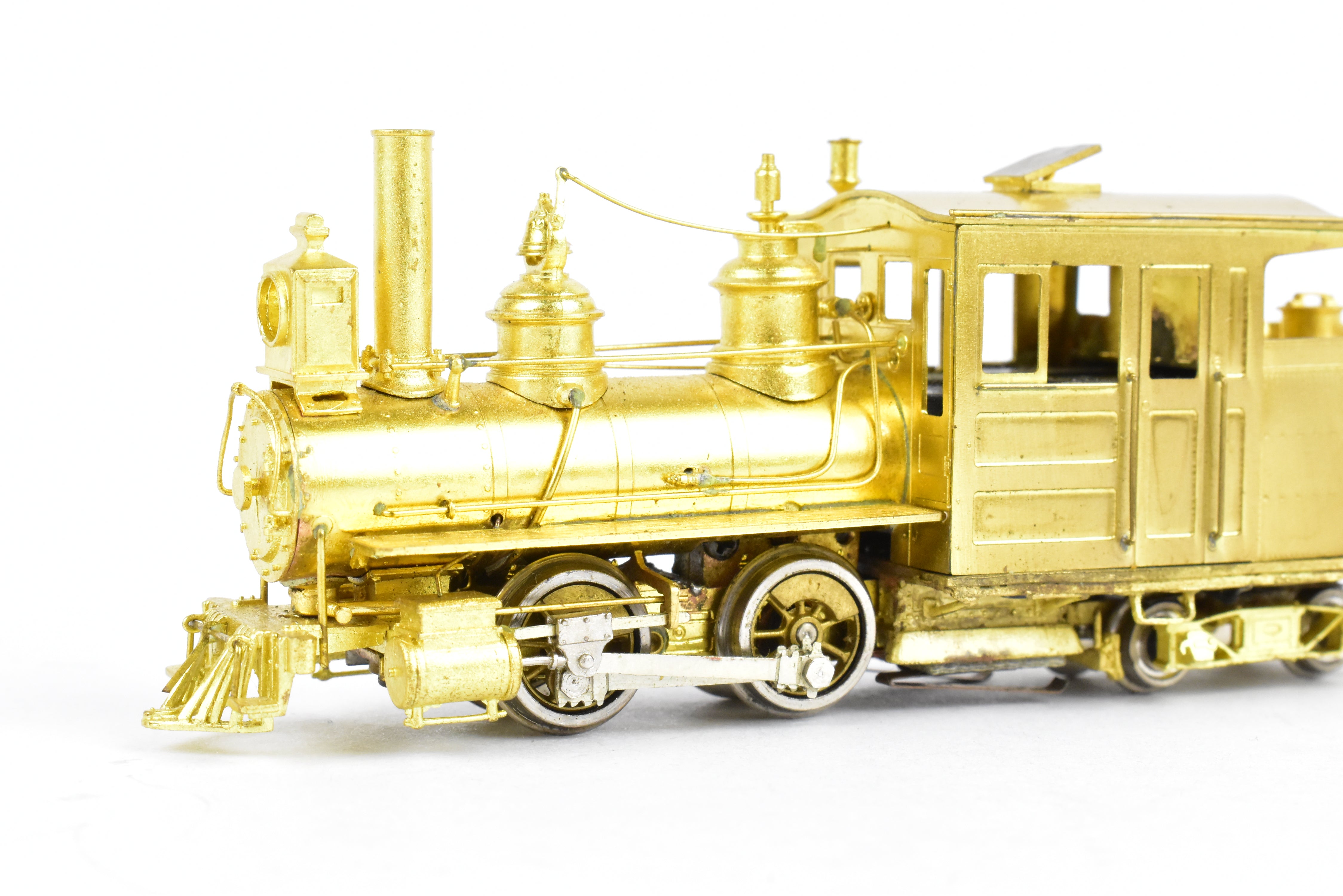 HOn30 Scale Brass Model Train - The Car Works Sandy River & Rangeley Lakes #7 Forney 0 - 4 - 4T Steam Locomotive in REBOXX Packaging
