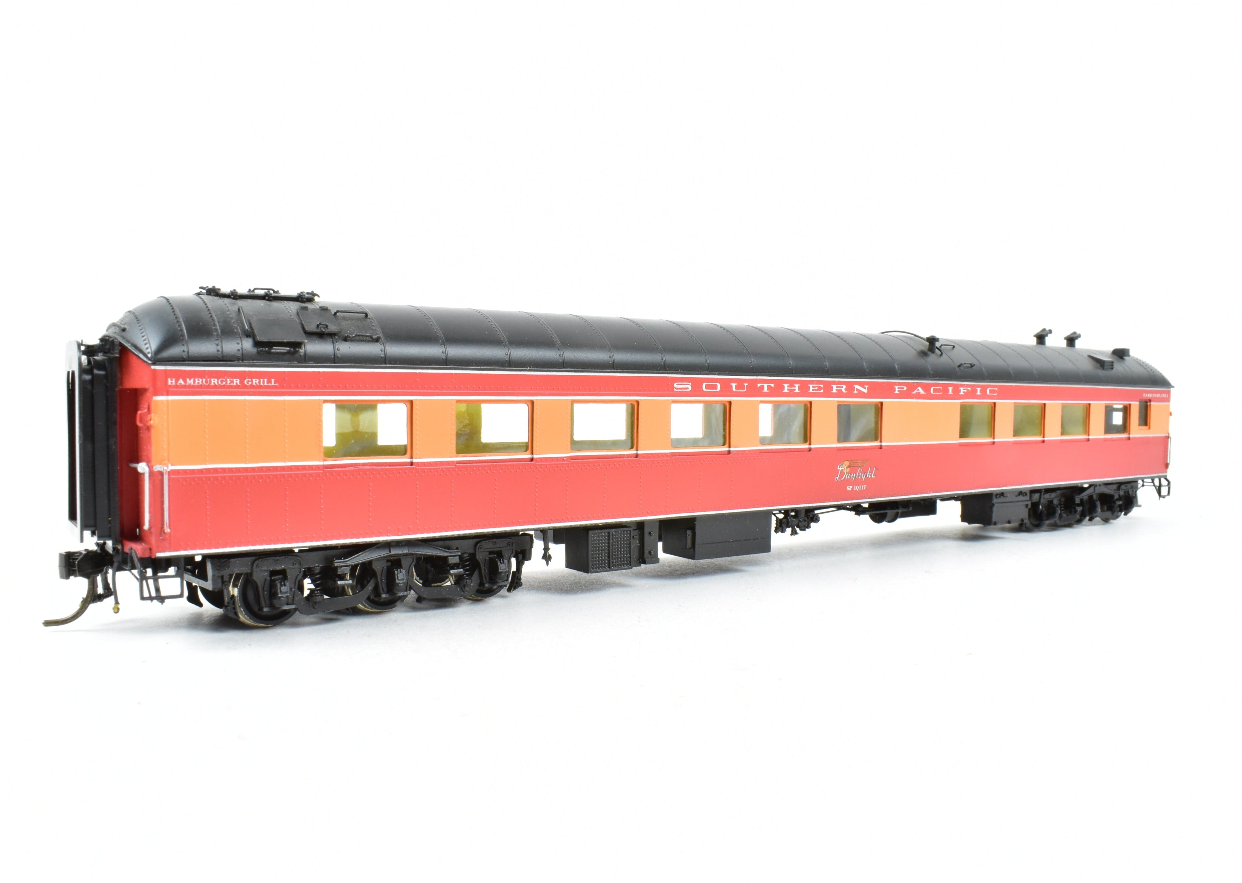 HO Scale Brass Precision Scale Co. Model Train Diner - Southern Pacific Harriman CS 77 - D - 4 with CP Daylight Scheme Custom Painting