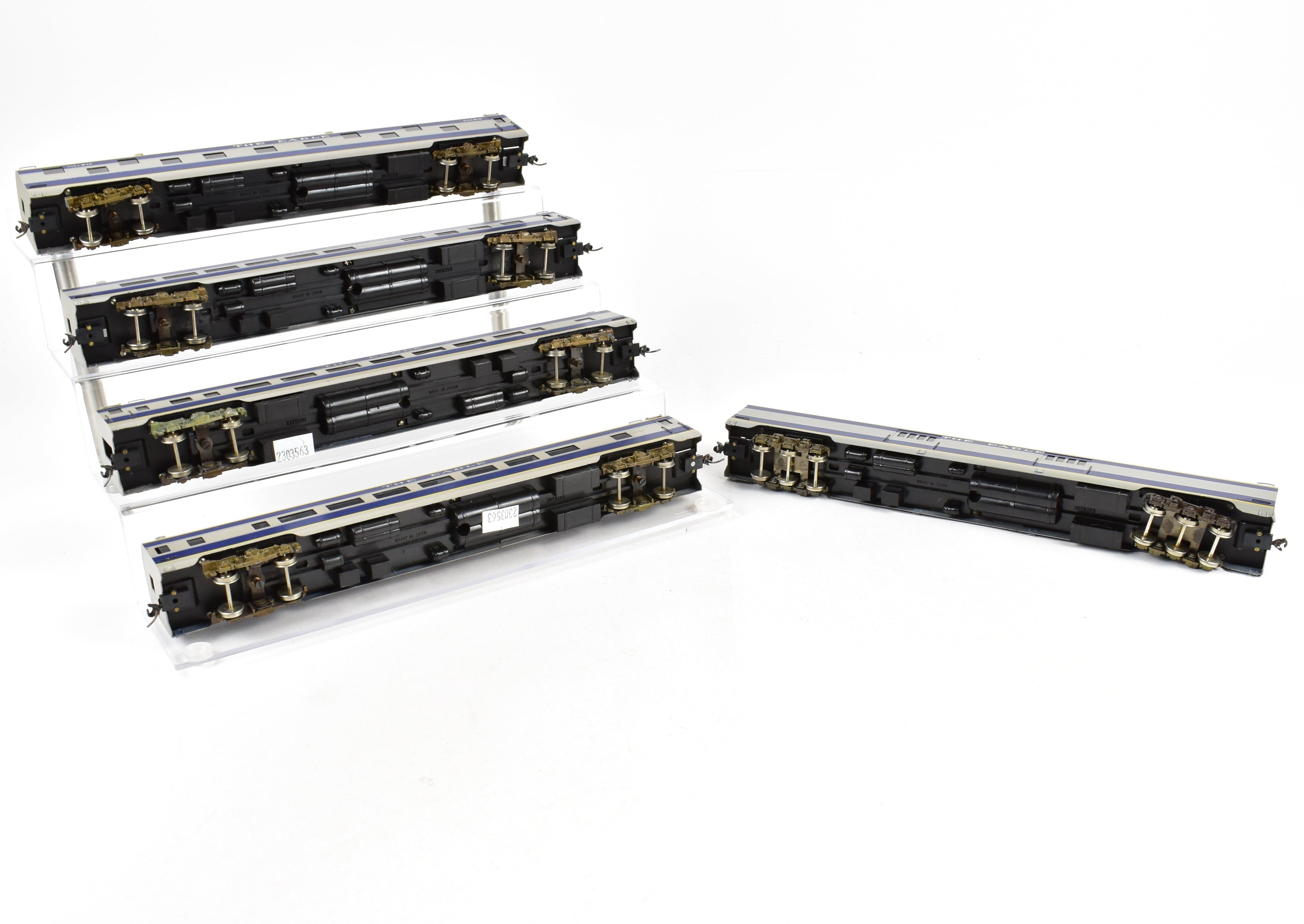 HO Brass Balboa Missouri Pacific The Eagle 5-Car Factory-Painted Passenger Train Set