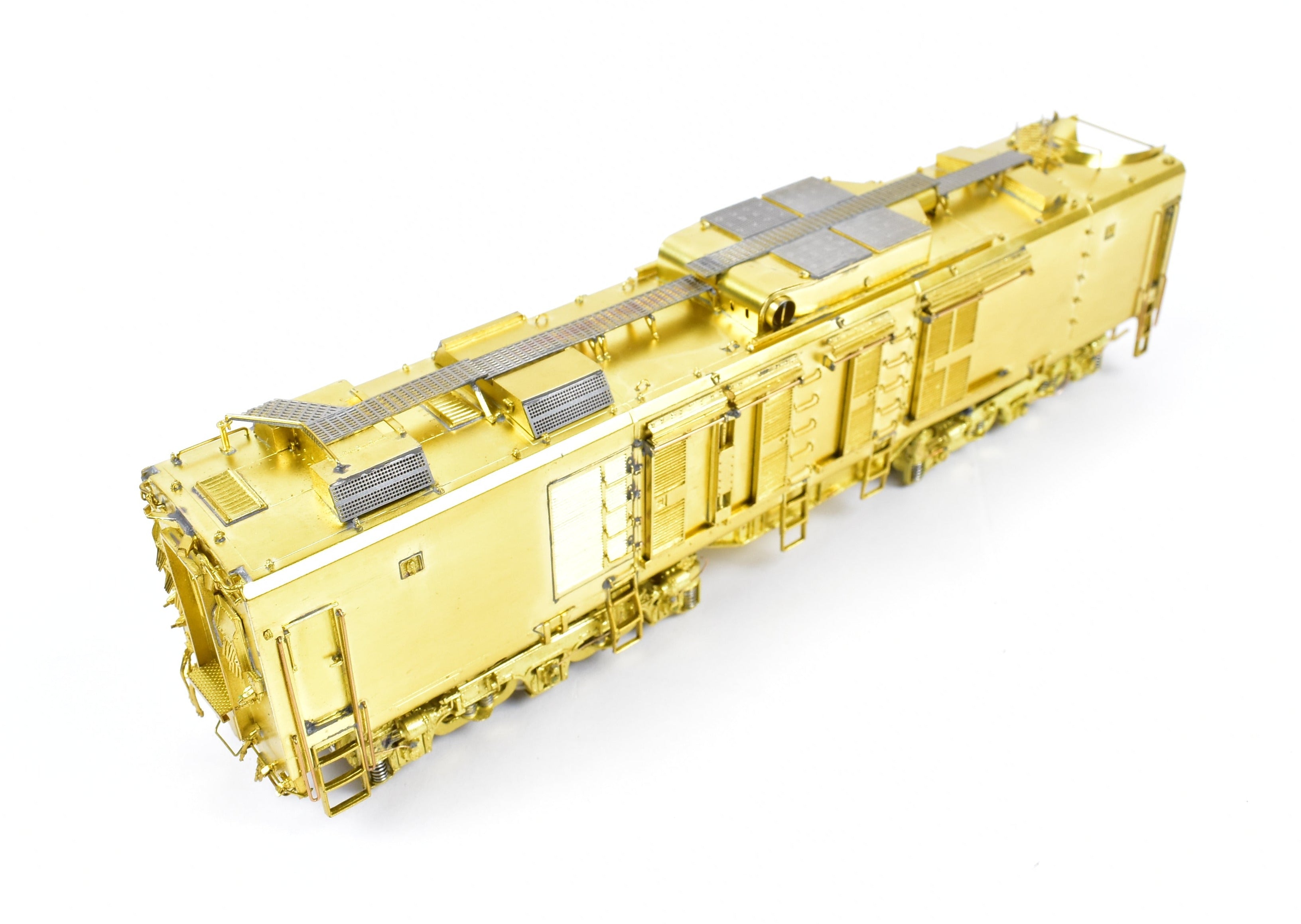 HO Scale Brass Model Train Set - Overland Models, Inc. Union Pacific GE 8500 HP Gas Turbine Big Blow 3-Unit Unpainted Set with Raised Farr Inlet Silencer and Riveted Tender