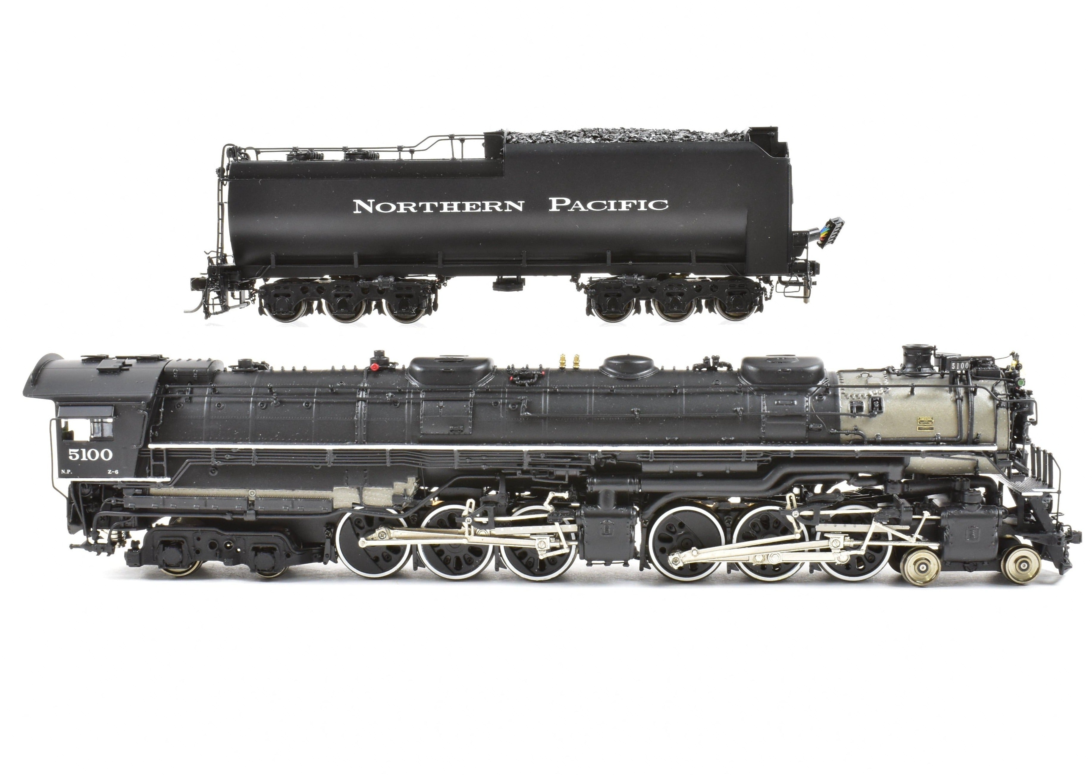 HO Brass Sunset Models Northern Pacific Z - 6 4 - 6 - 6 - 4 Challenger 5100 with QSI DCC & Sound