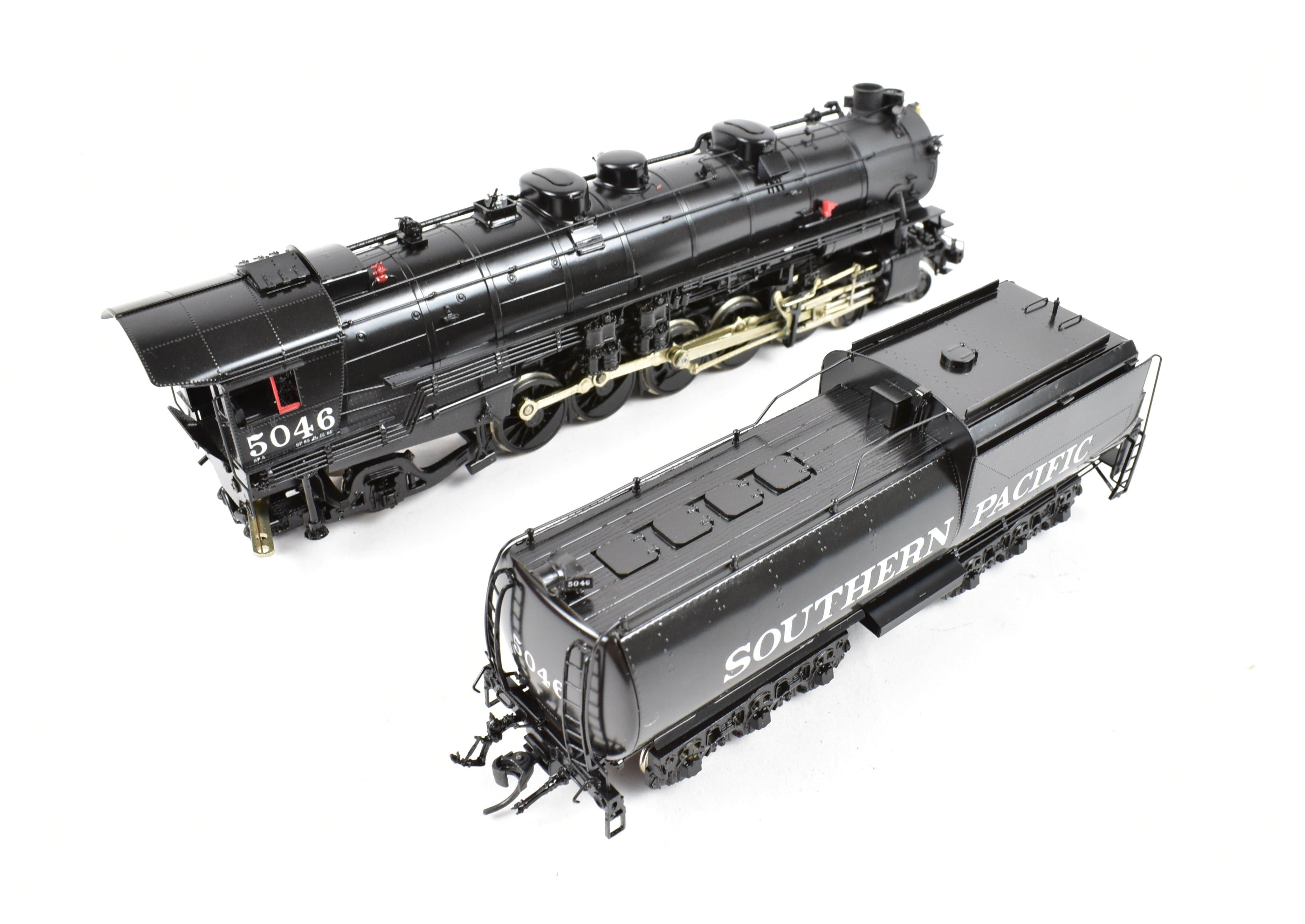 HO Scale Brass Southern Pacific Class SP - 2 4 - 10 - 2 1950s Pro - Painted Model by Key Imports