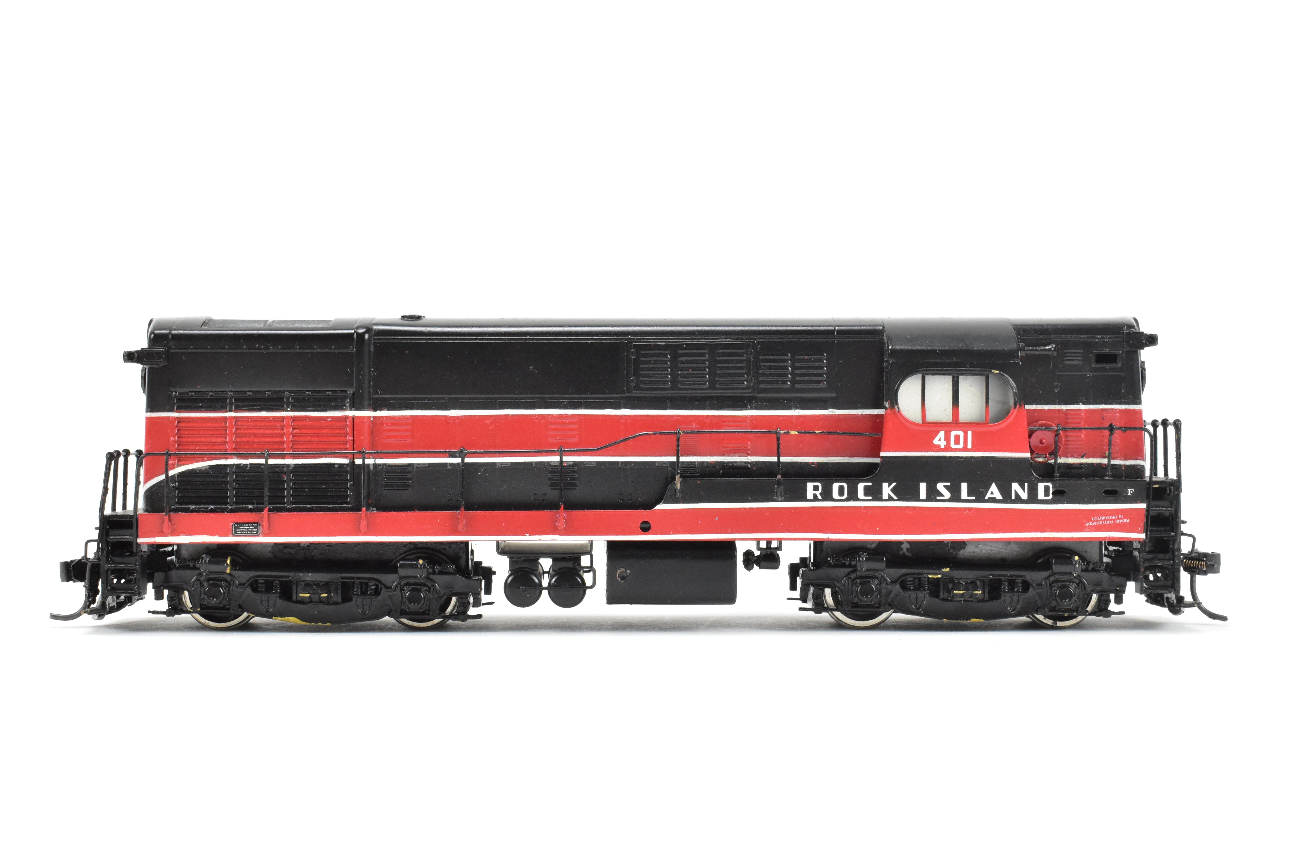 HO Brass Key Imports CRI&P - Rock Island H-16-44 Loewy Design CP 401 with New NWSL Gears