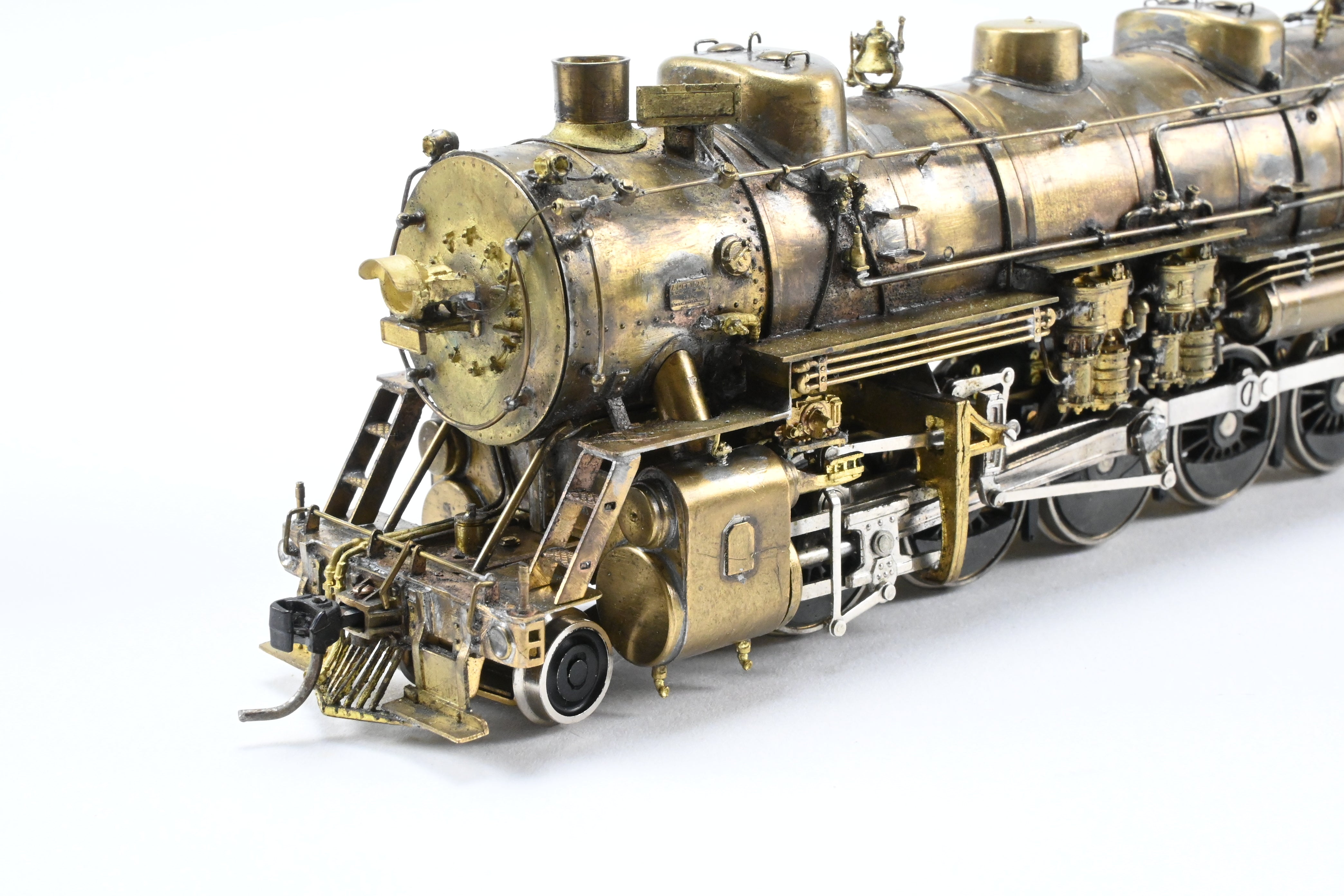 HO Scale Custom-Made Brass Model of Joe G. Collias Scratch-Built Missouri Pacific 2-10-2 Locomotive No. 1718 (Formerly Wabash)