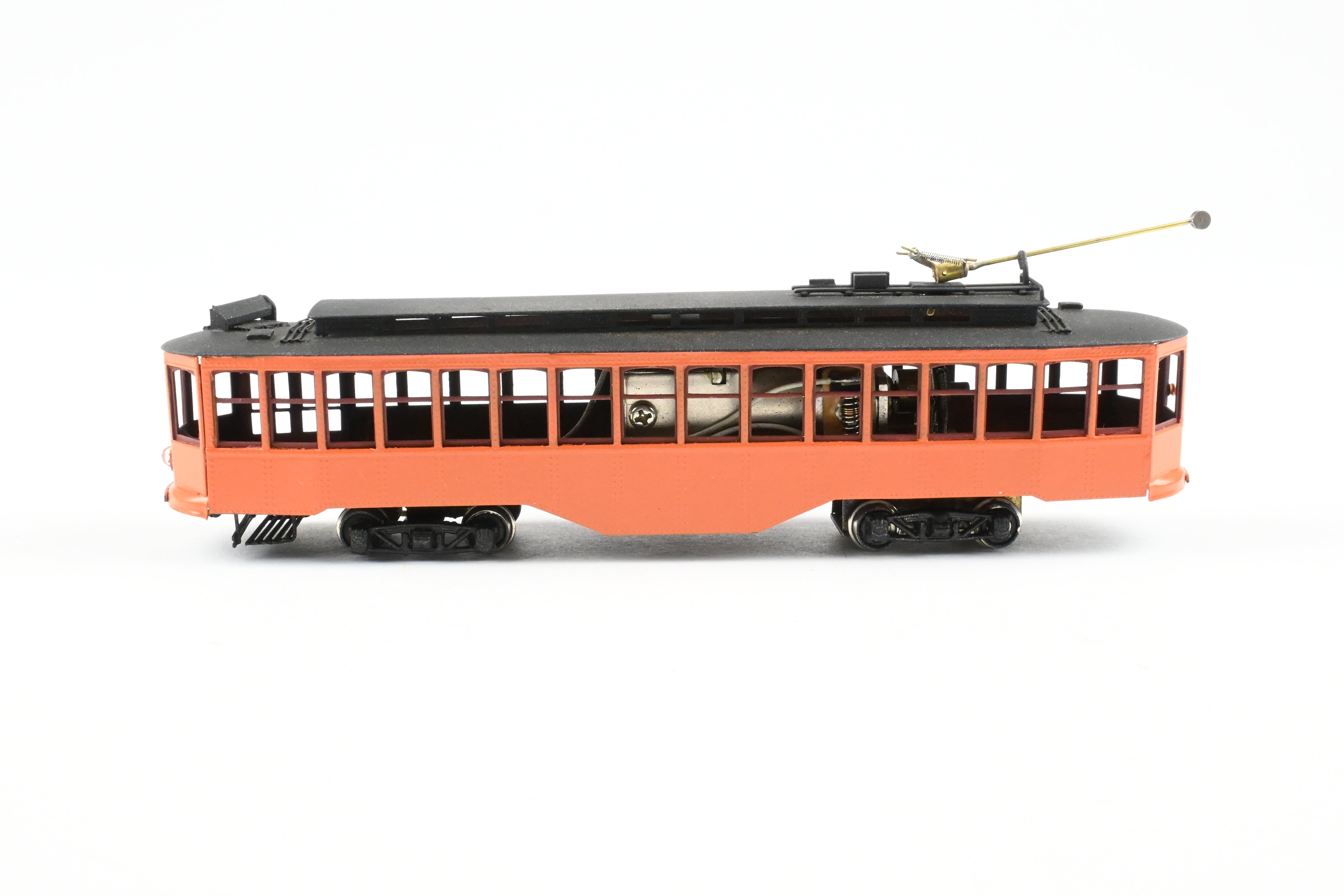 HO Scale Brass Fairfield Models Pittsburgh Railway Co. Single End Version Jones Trolley Car Collectible Model