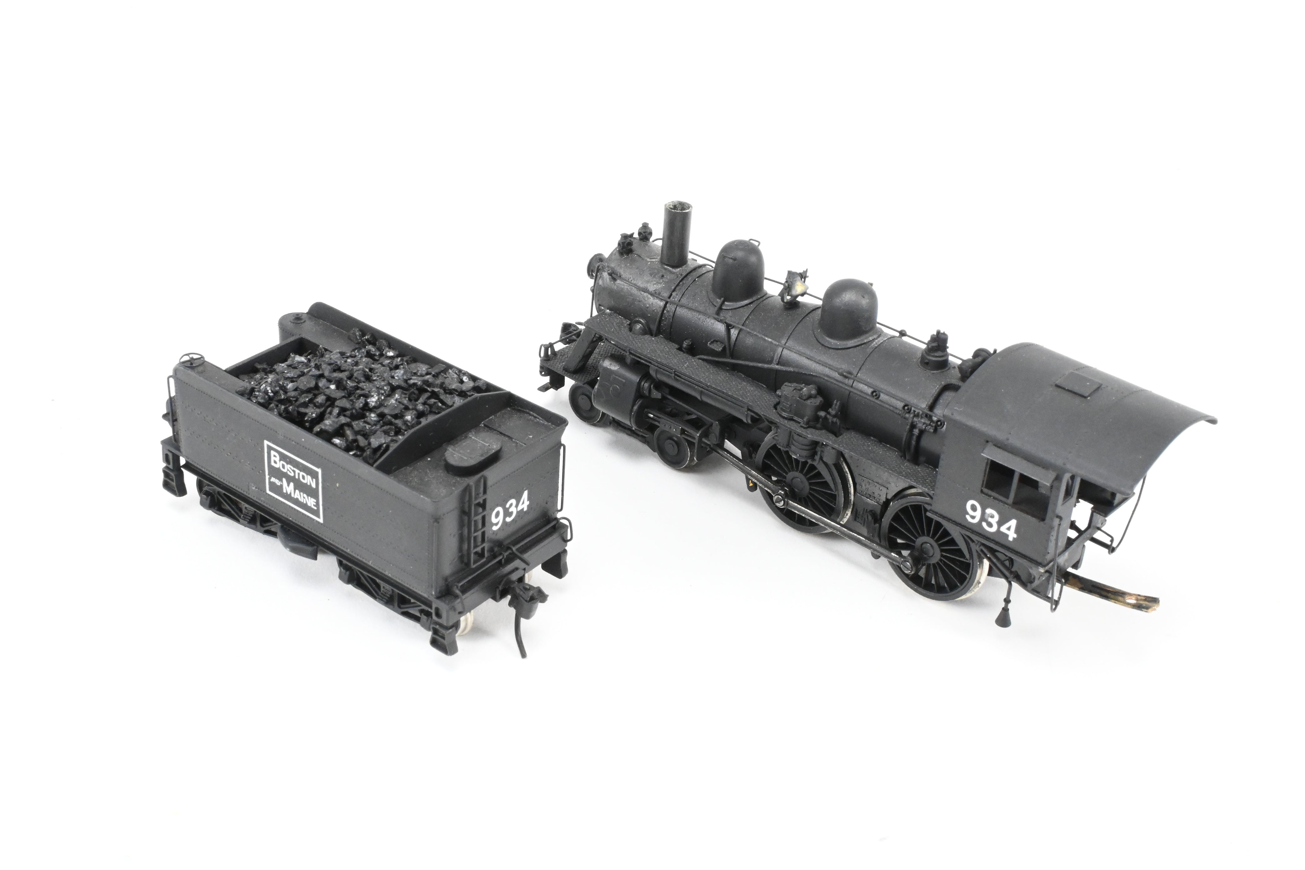 Custom Painted HO Brass B&M 4-4-0 Putnam Rebuild Model #934